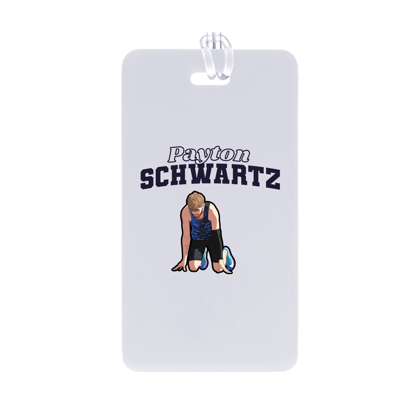 Bag Tag — Name Arch in Classic