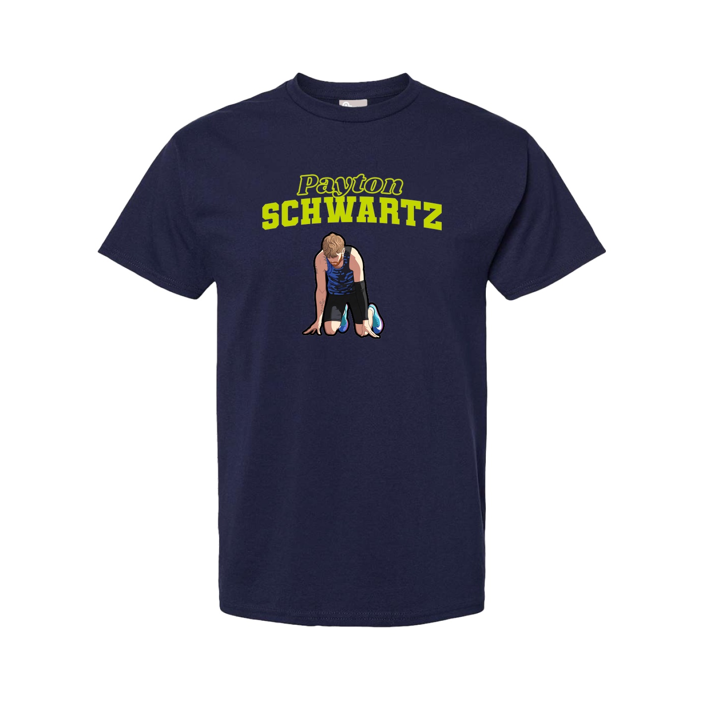 Tee — Name Arch in Navy