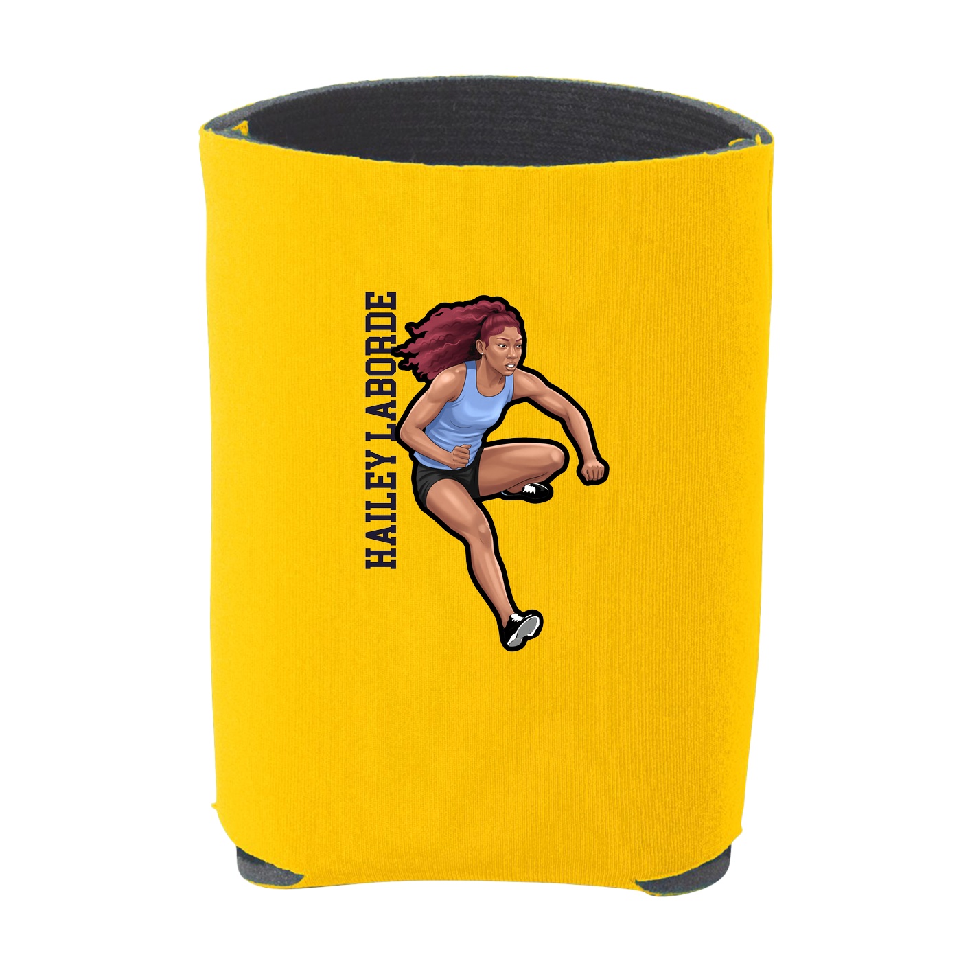 Can Holder — Name Vertical in Yellow