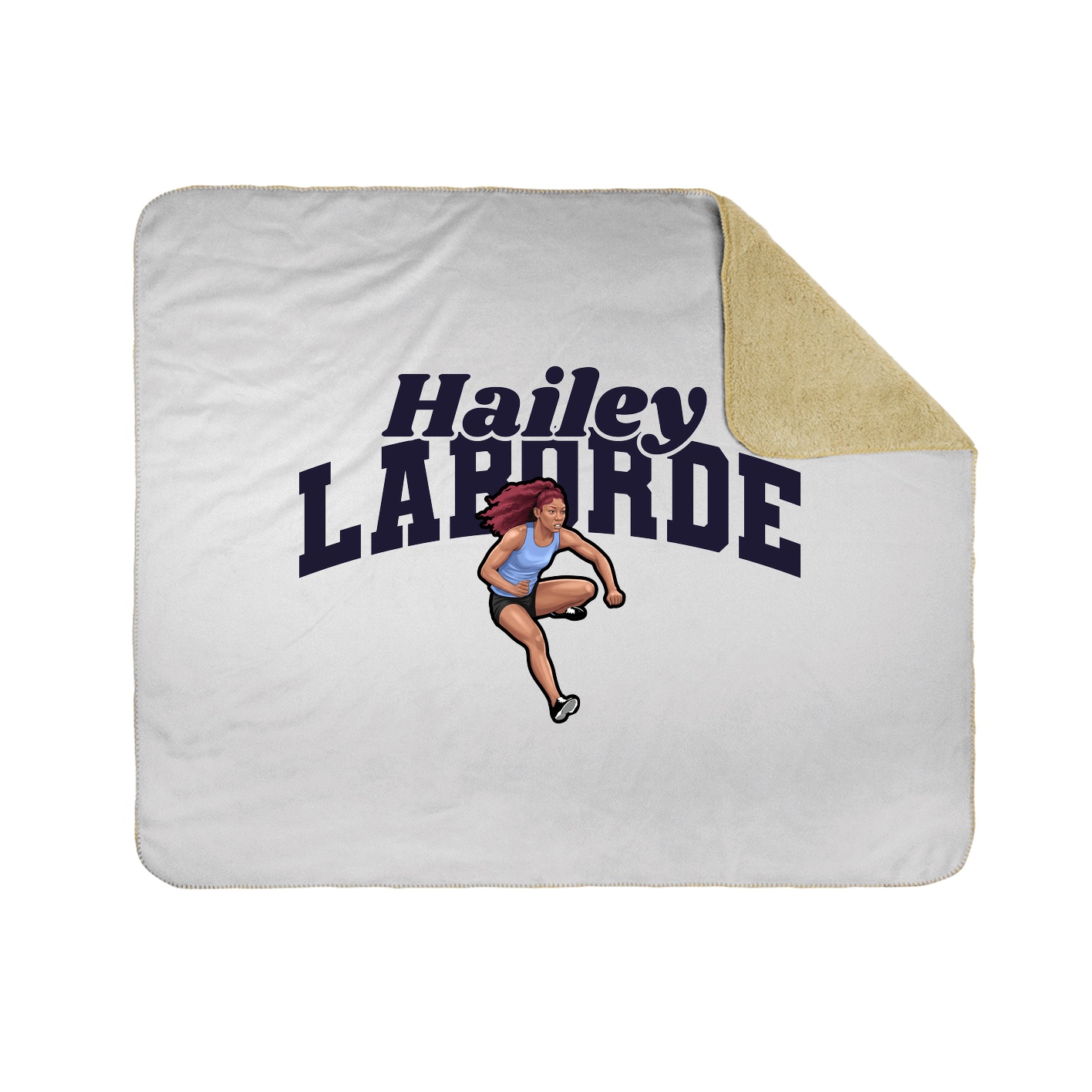 Throw Blanket — Signature Arch in White