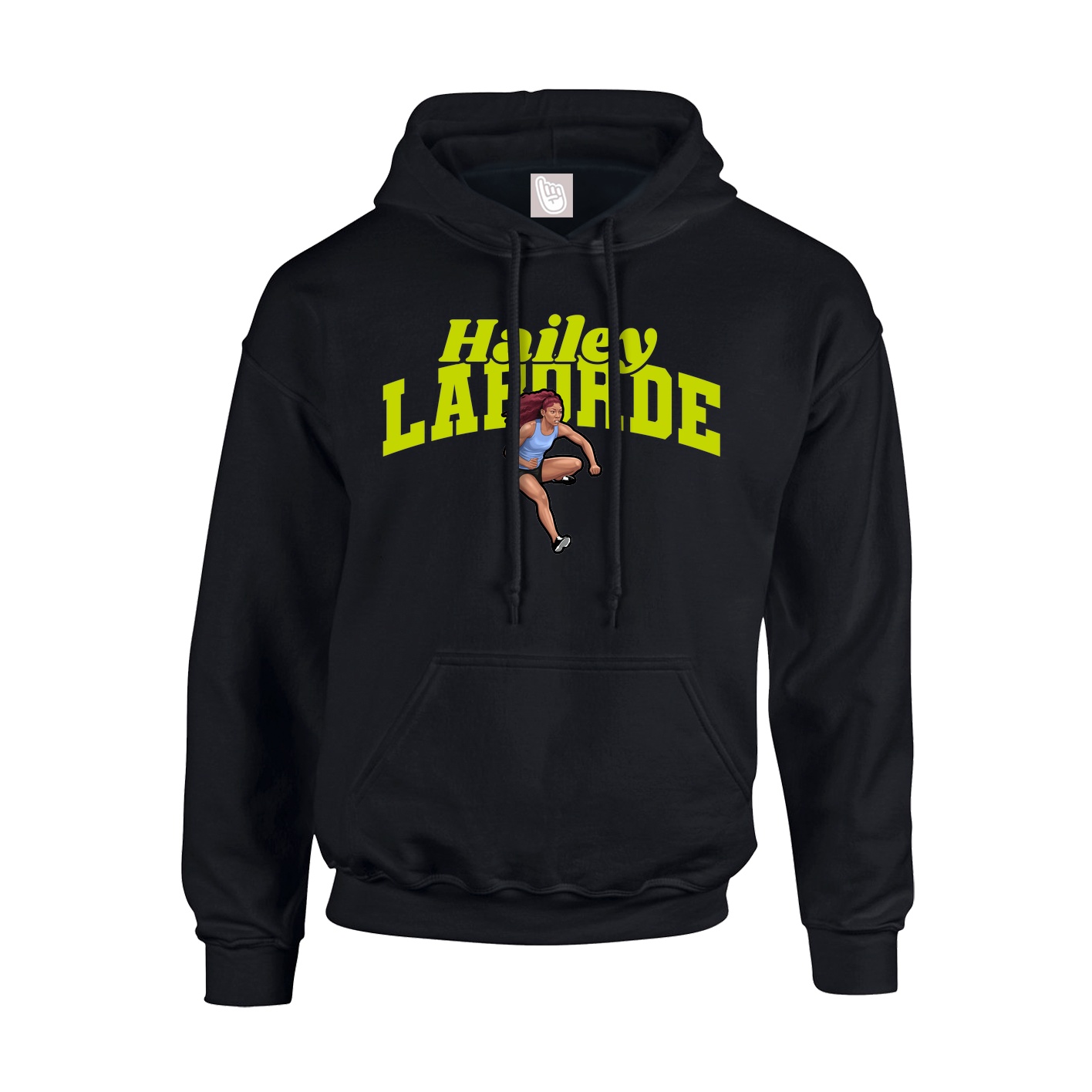 Hoodie — Signature Arch in Black
