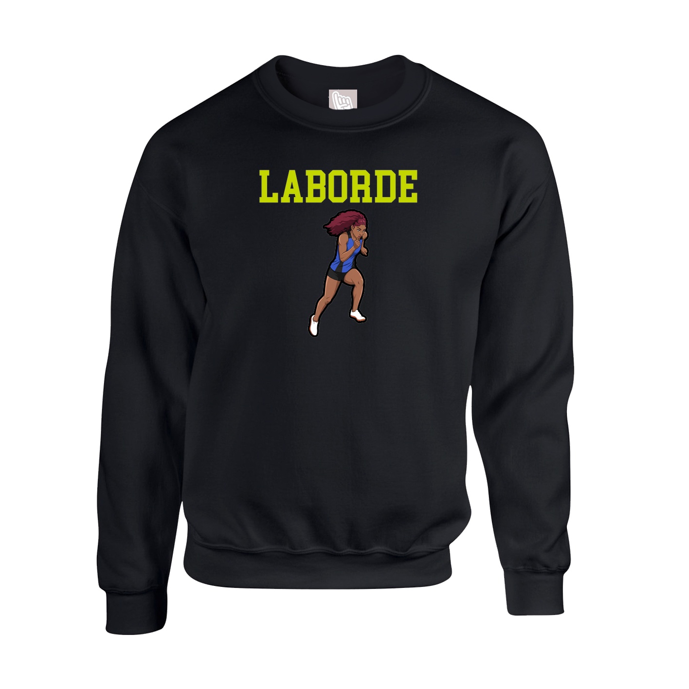 Fleece Crew — Shirsey in Black