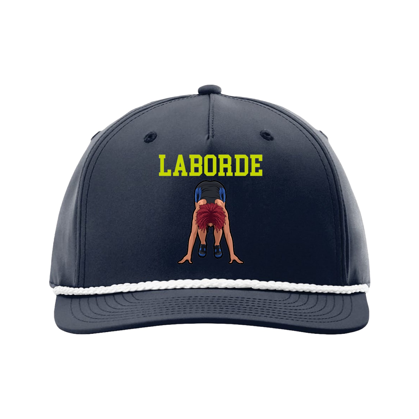 Five-Panel Classic Rope Cap — Shirsey in Navy