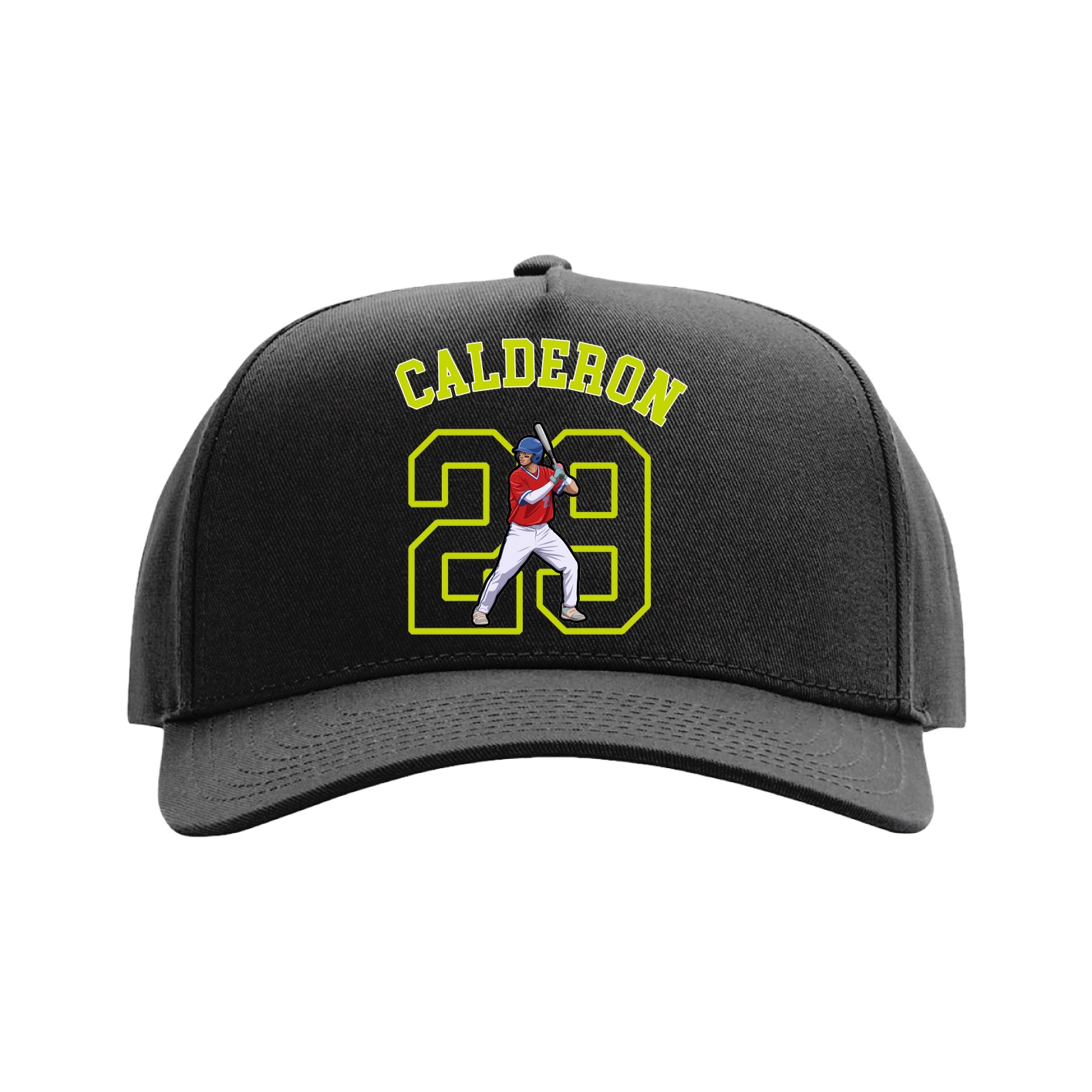Full Fabric Five-Panel Champ Cap — Shirsey Arch in Black