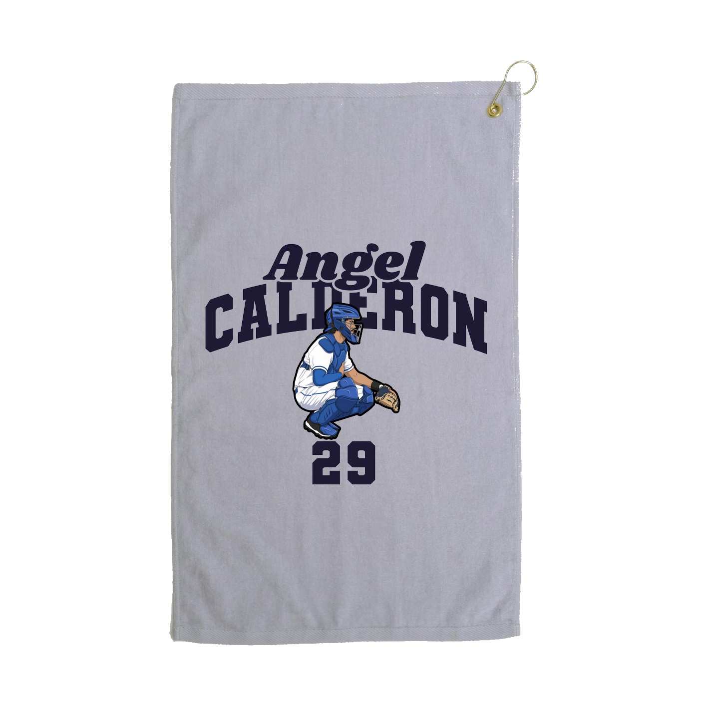 Golf Towel — Signature Arch in Grey
