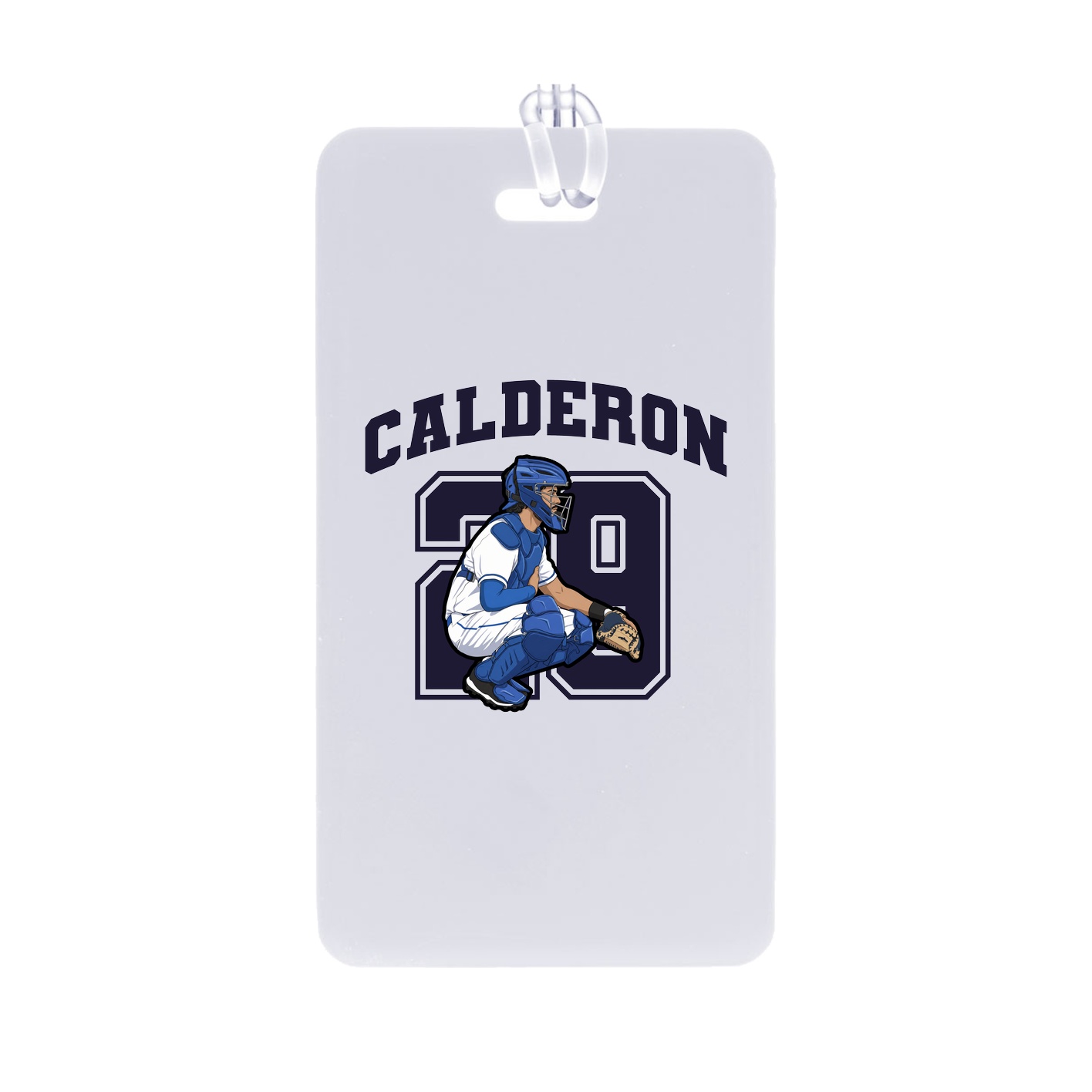 Bag Tag — Number in Classic