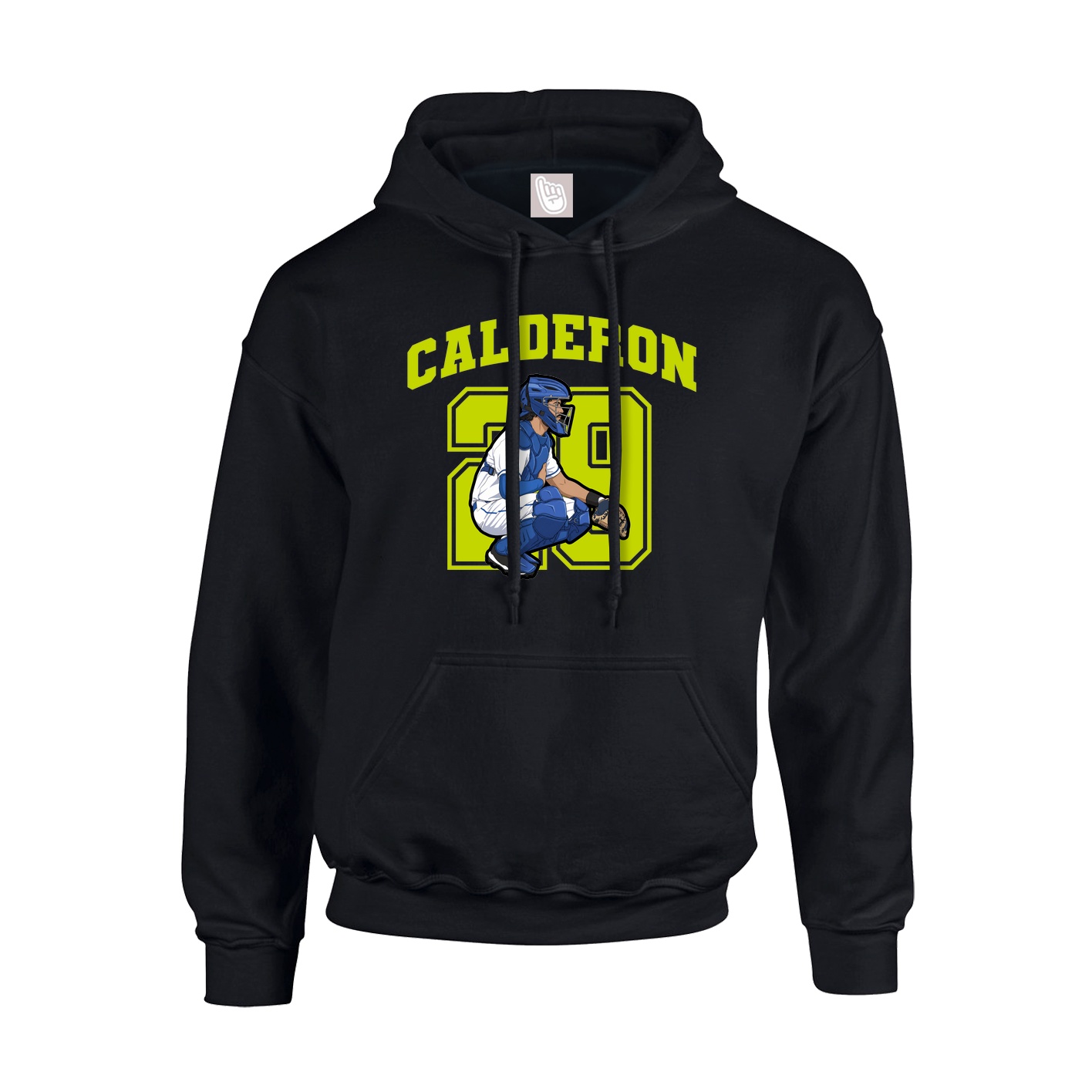 Hoodie — Number in Black