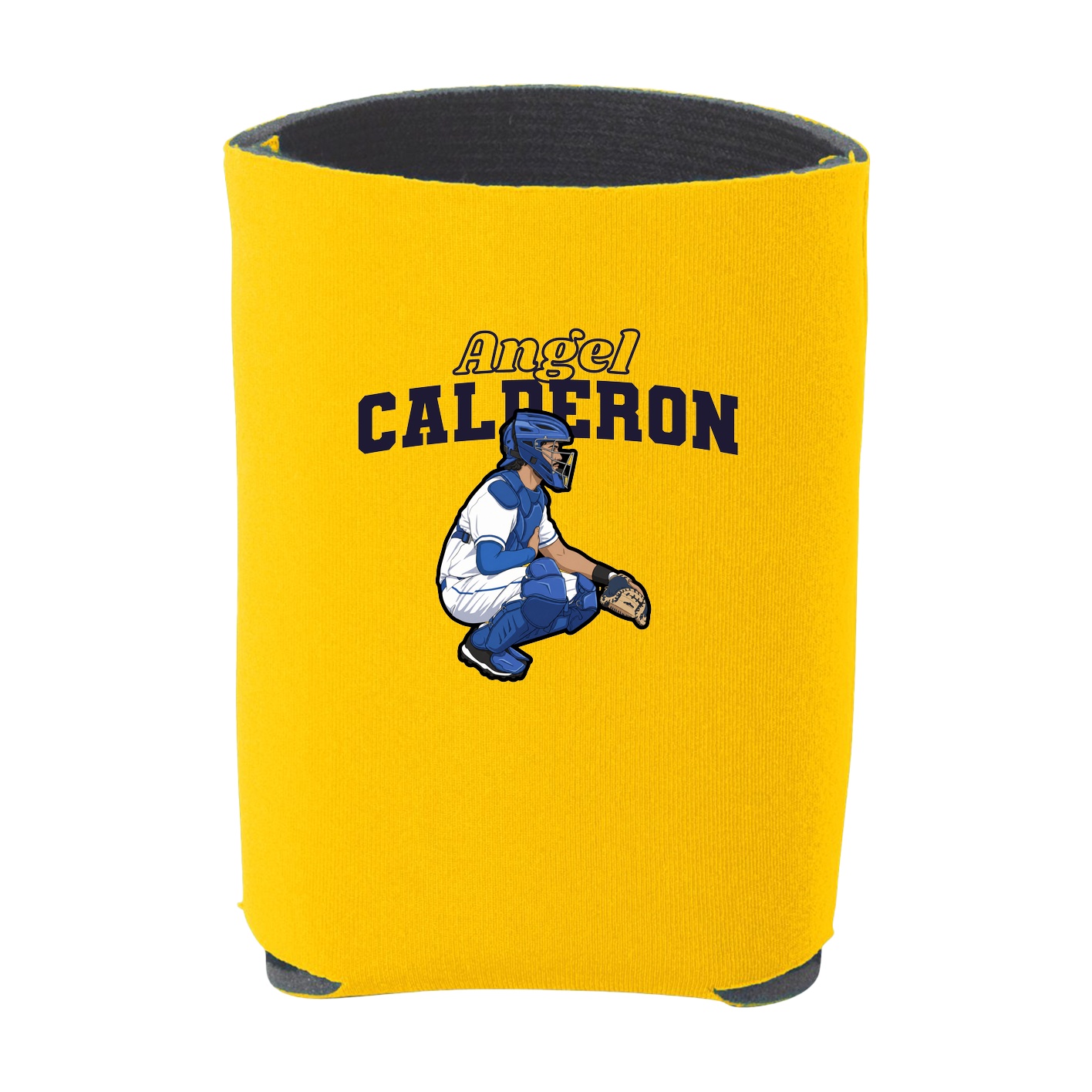 Can Holder — Name Arch in Yellow