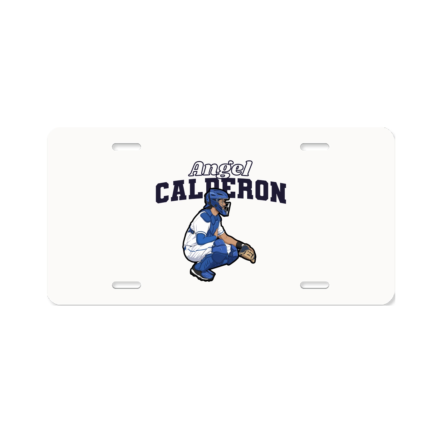 License Plate — Name Arch in Classic