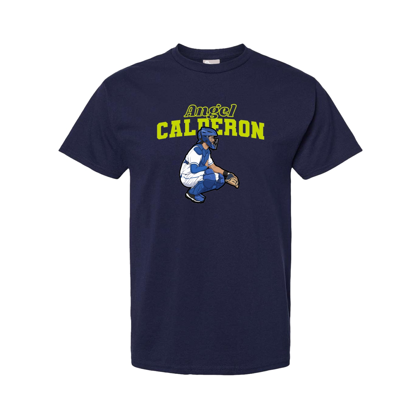 Youth Tee — Name Arch in Navy