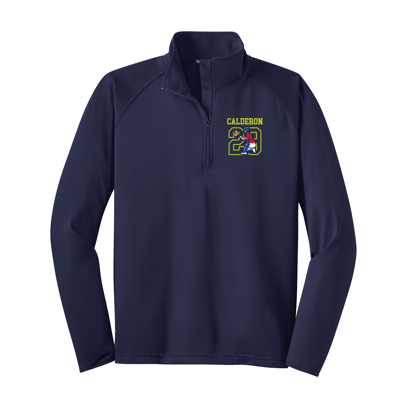 Q-Zip Pullover — Shirsey in Navy