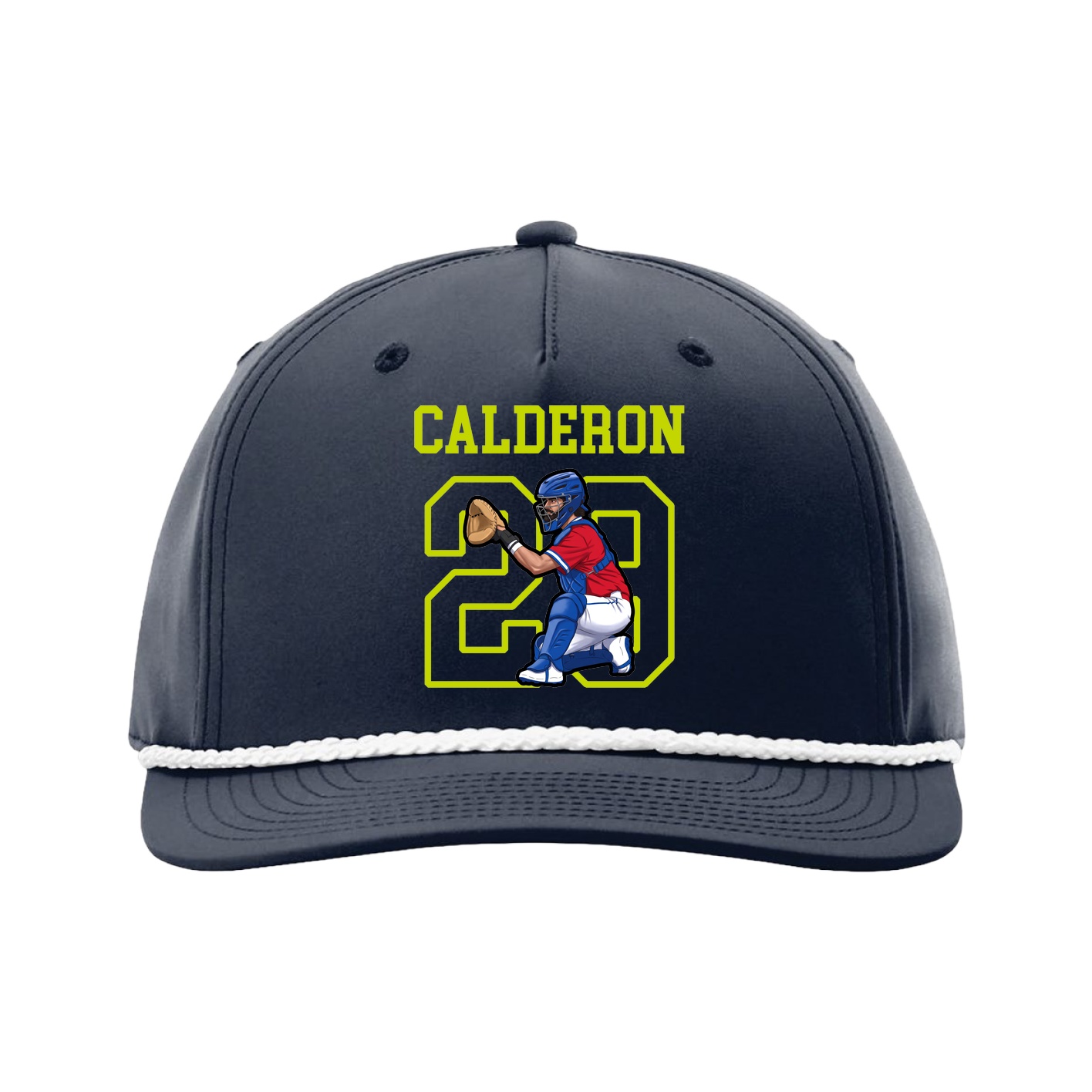 Five-Panel Classic Rope Cap — Shirsey in Navy