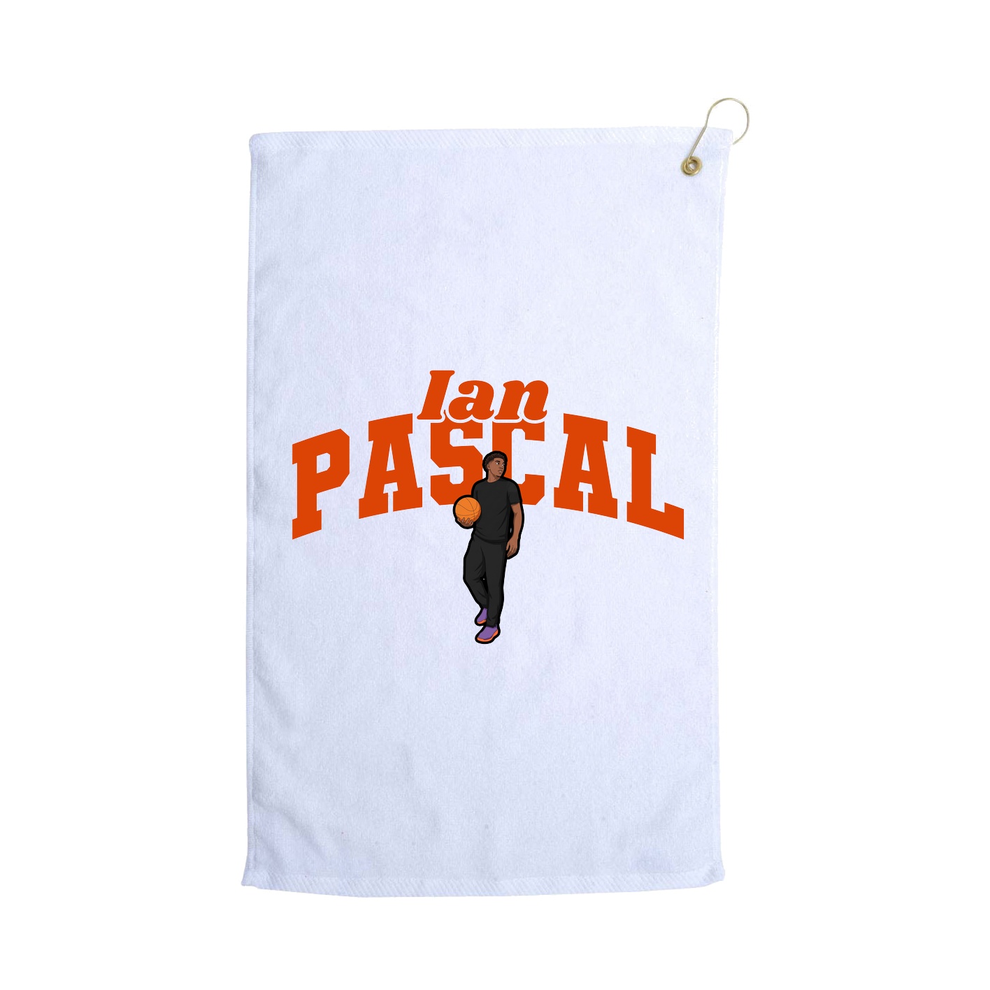 Golf Towel — Signature Arch in White