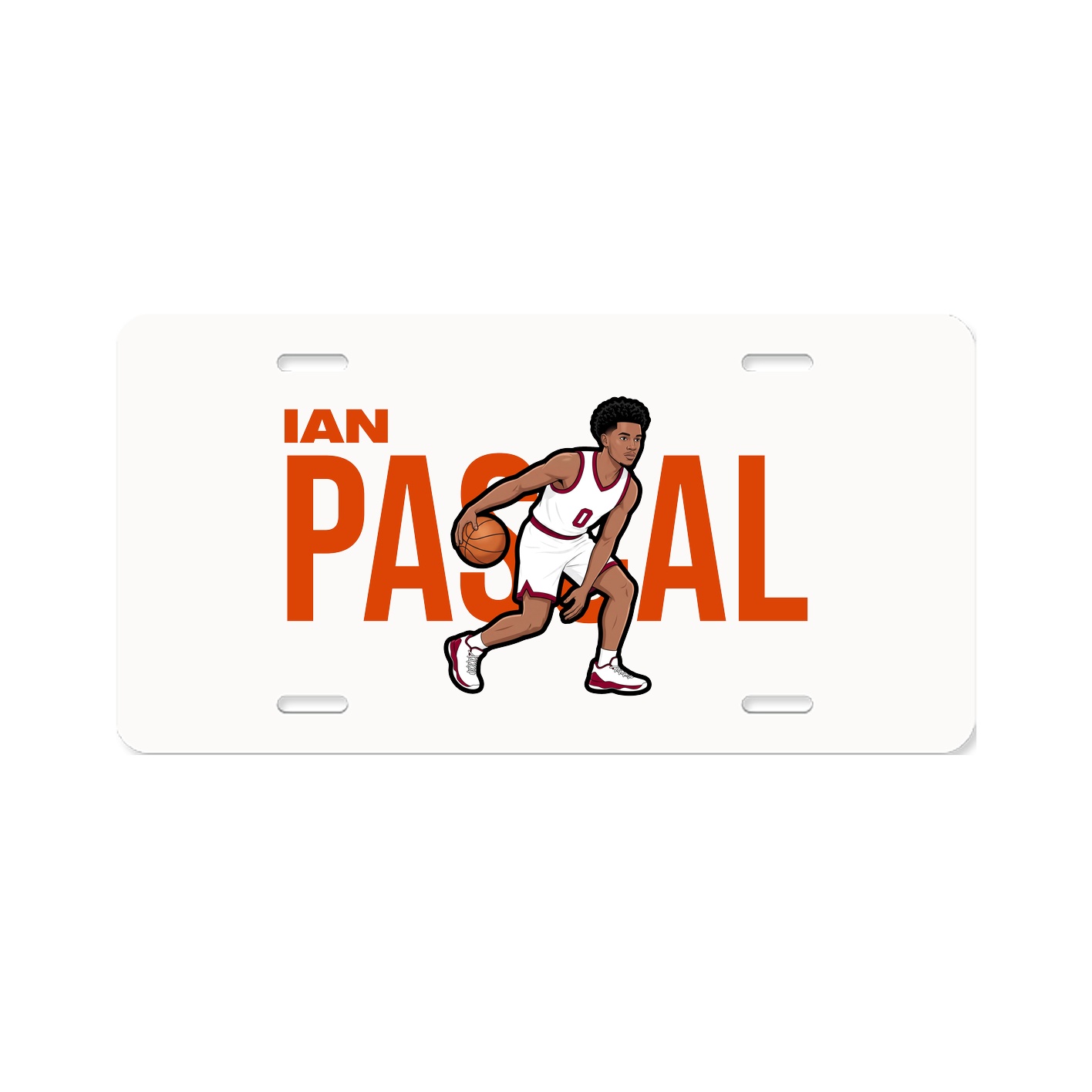 License Plate — Player Name in Classic