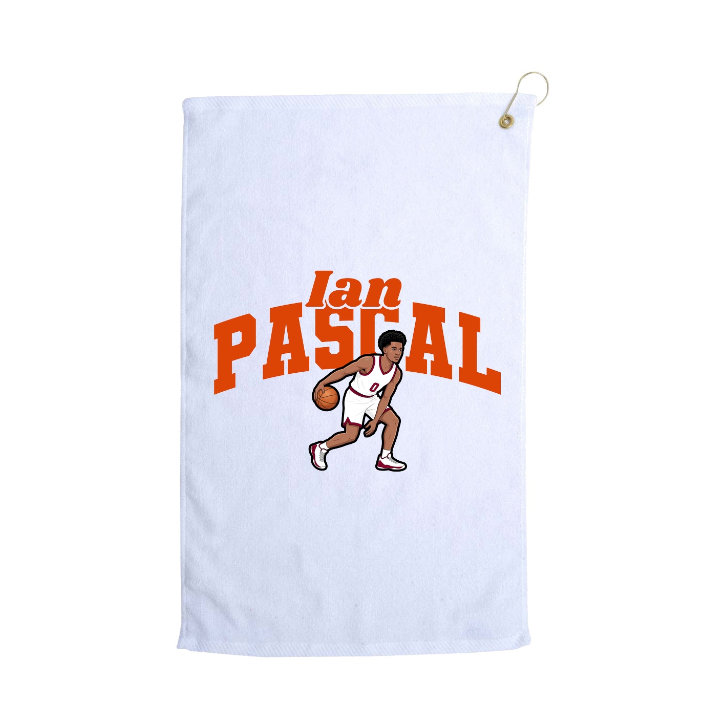 Golf Towel — Signature Arch in White