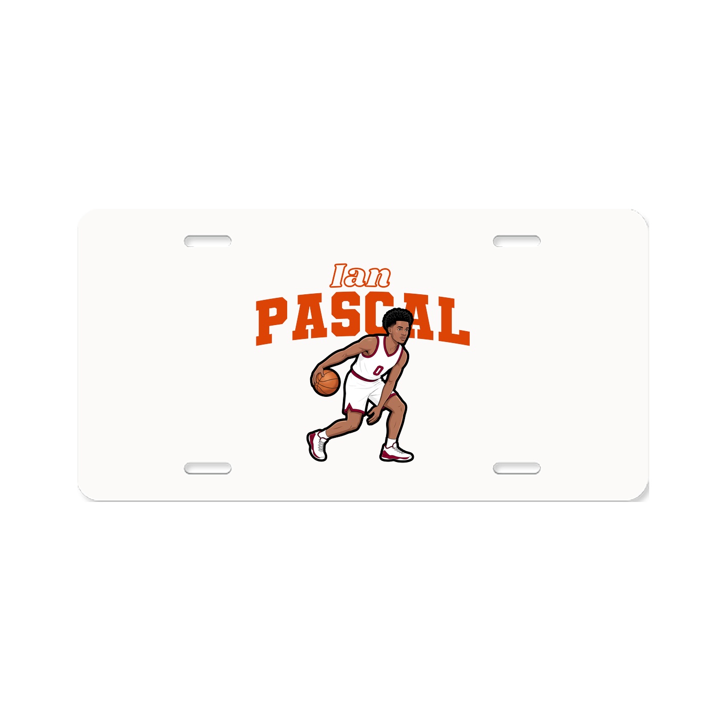 License Plate — Name Arch in Classic