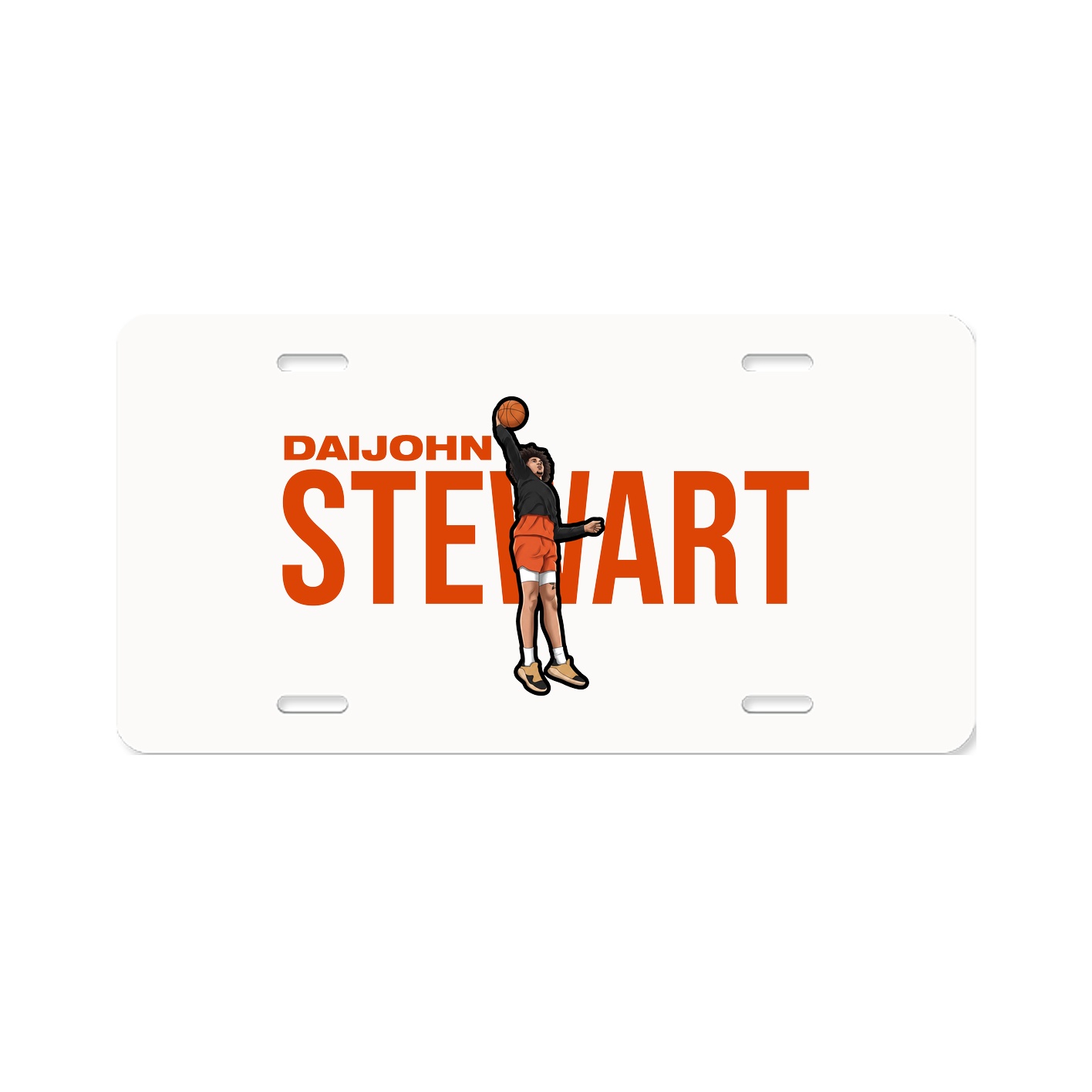 License Plate — Player Name in Classic