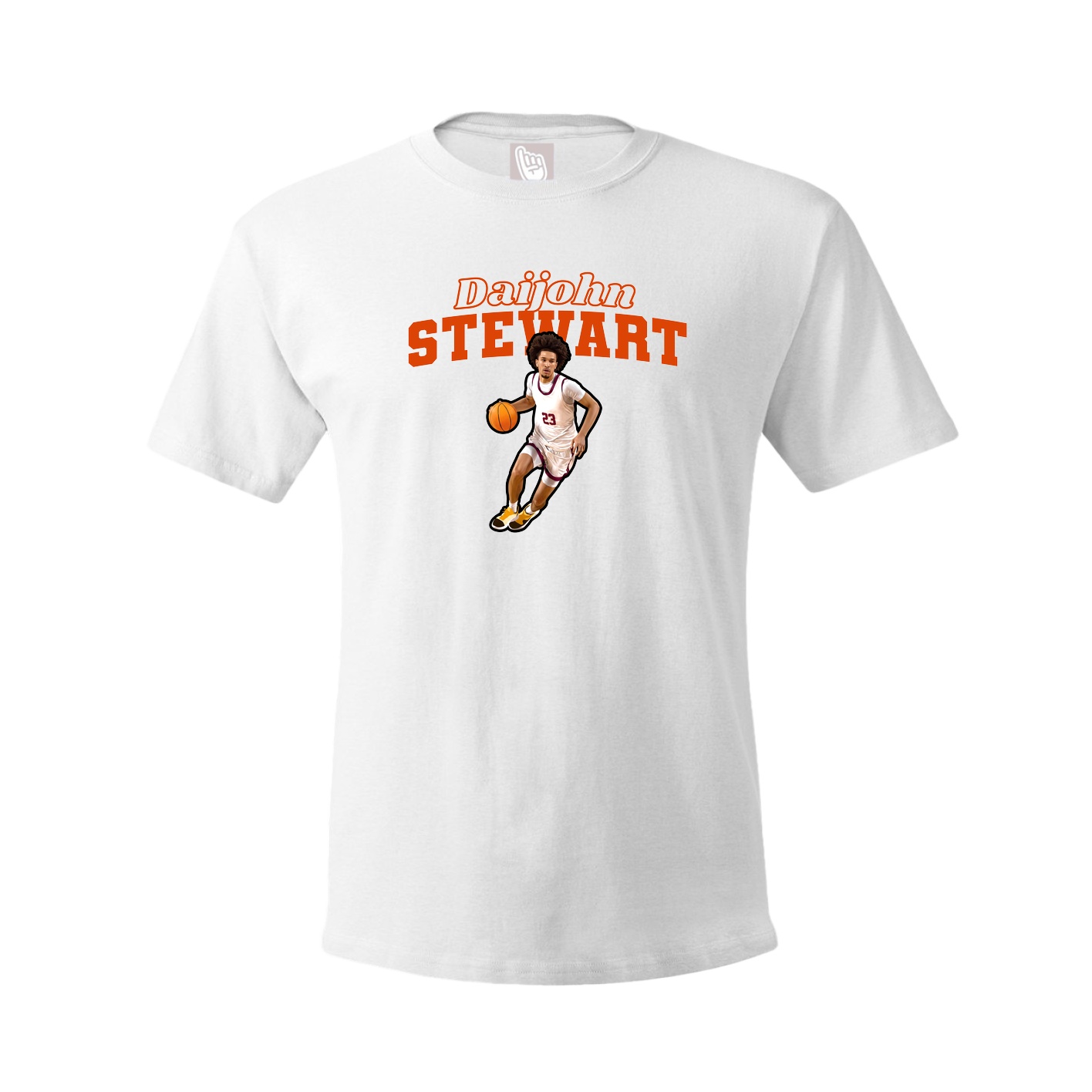 Tee — Name Arch in White