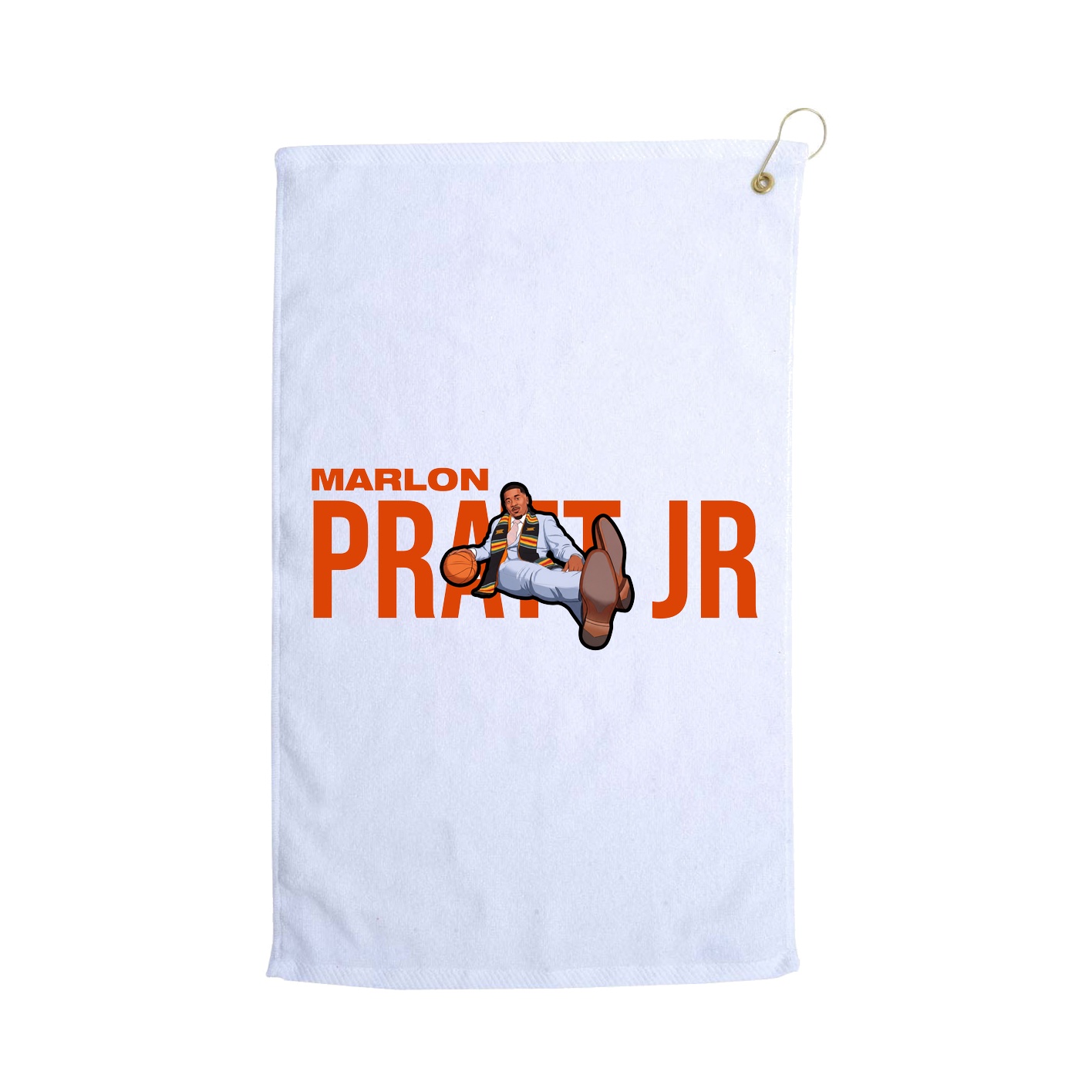 Golf Towel — Player Name in White