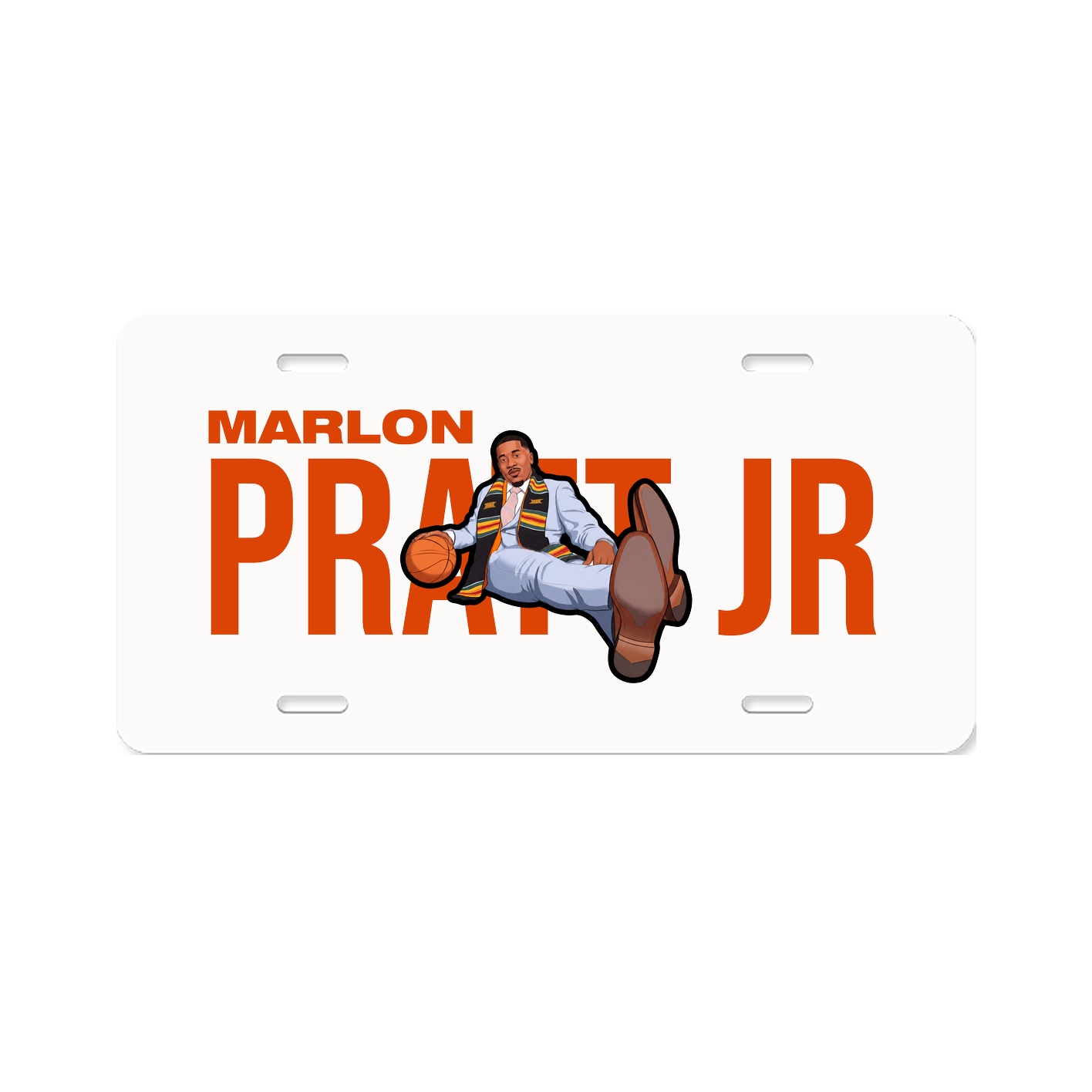 License Plate — Player Name in Classic