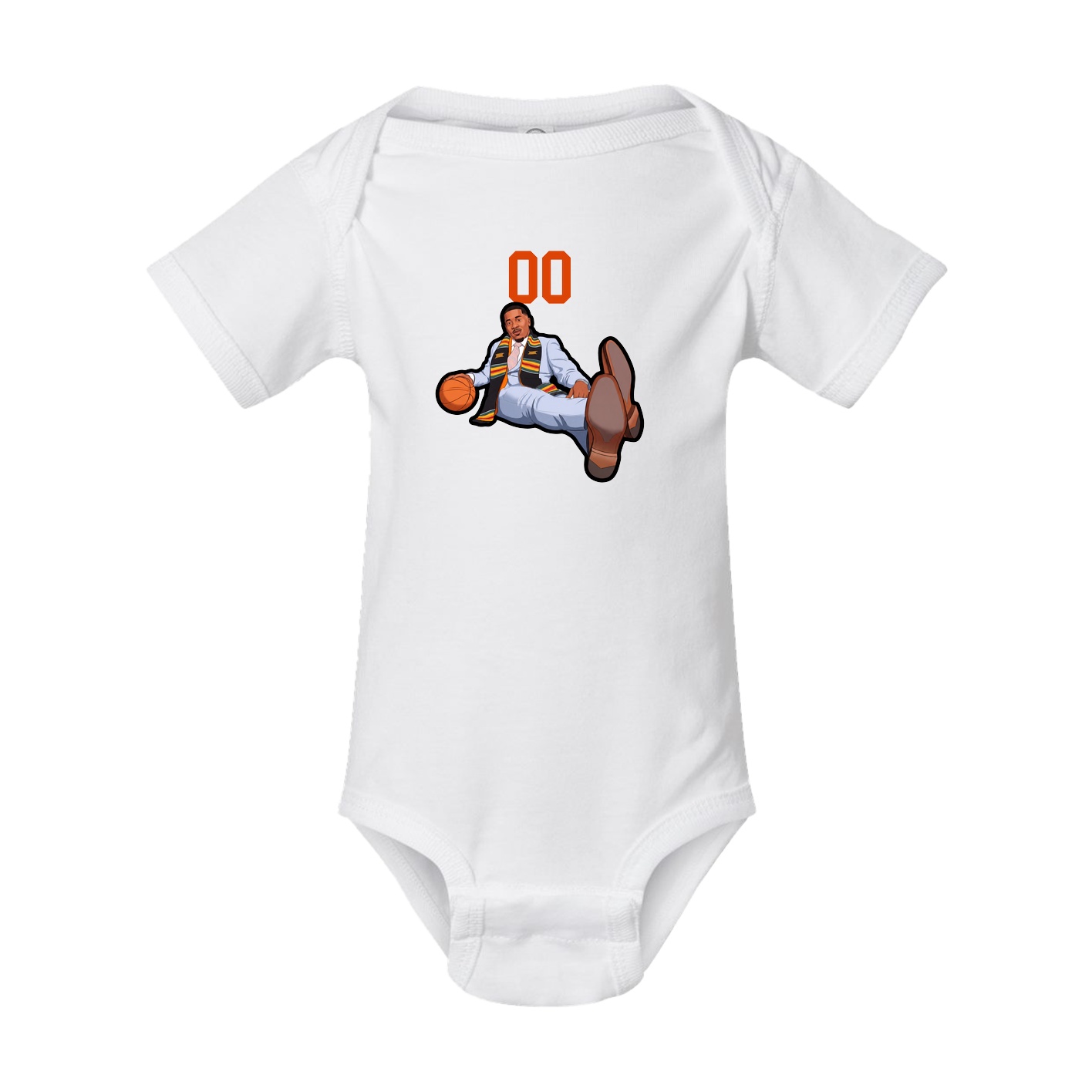 Baby Onesie — Number Top in White