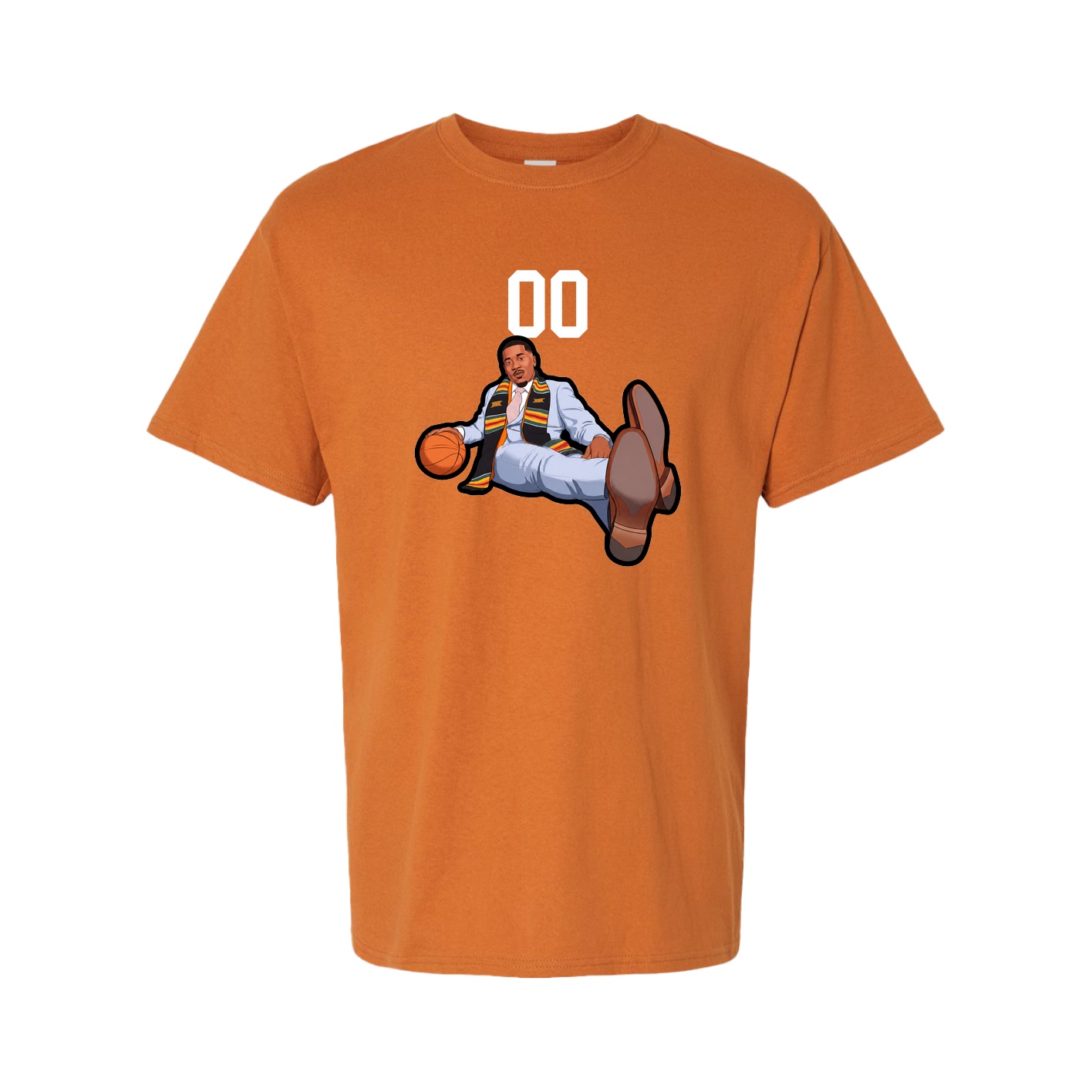 Tee — Number Top in Orange