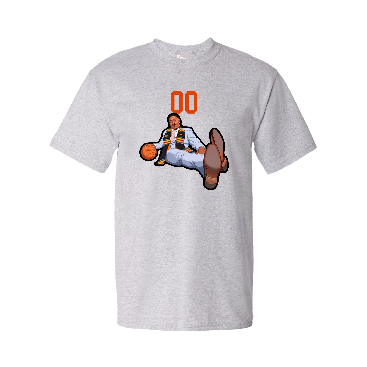 Youth Tee — Number Top in Grey