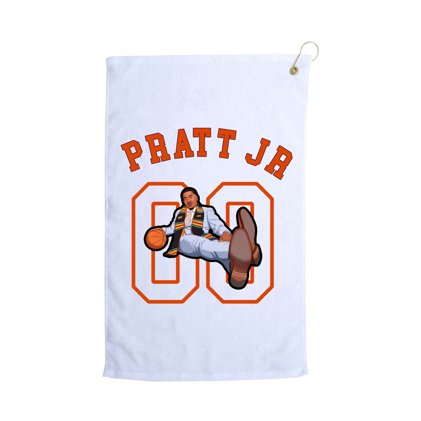 Golf Towel — Shirsey Arch in White