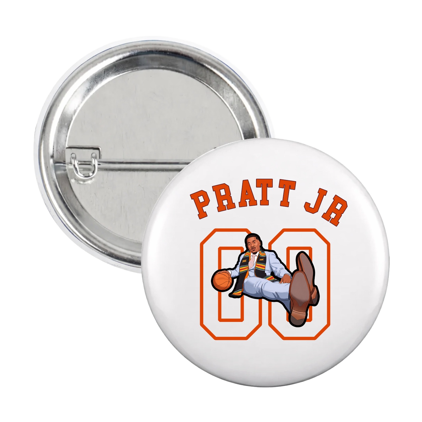Game Day Button — Shirsey Arch in White