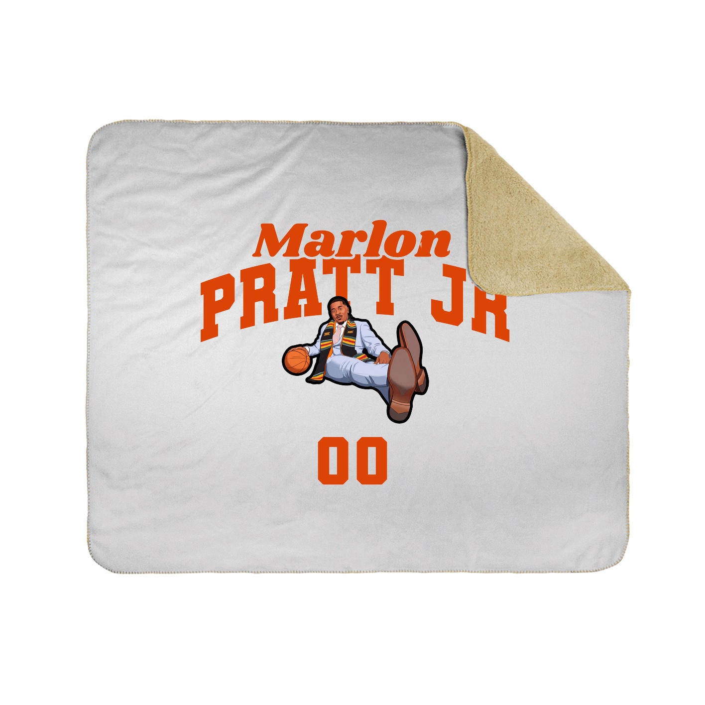 Throw Blanket — Signature Arch in White