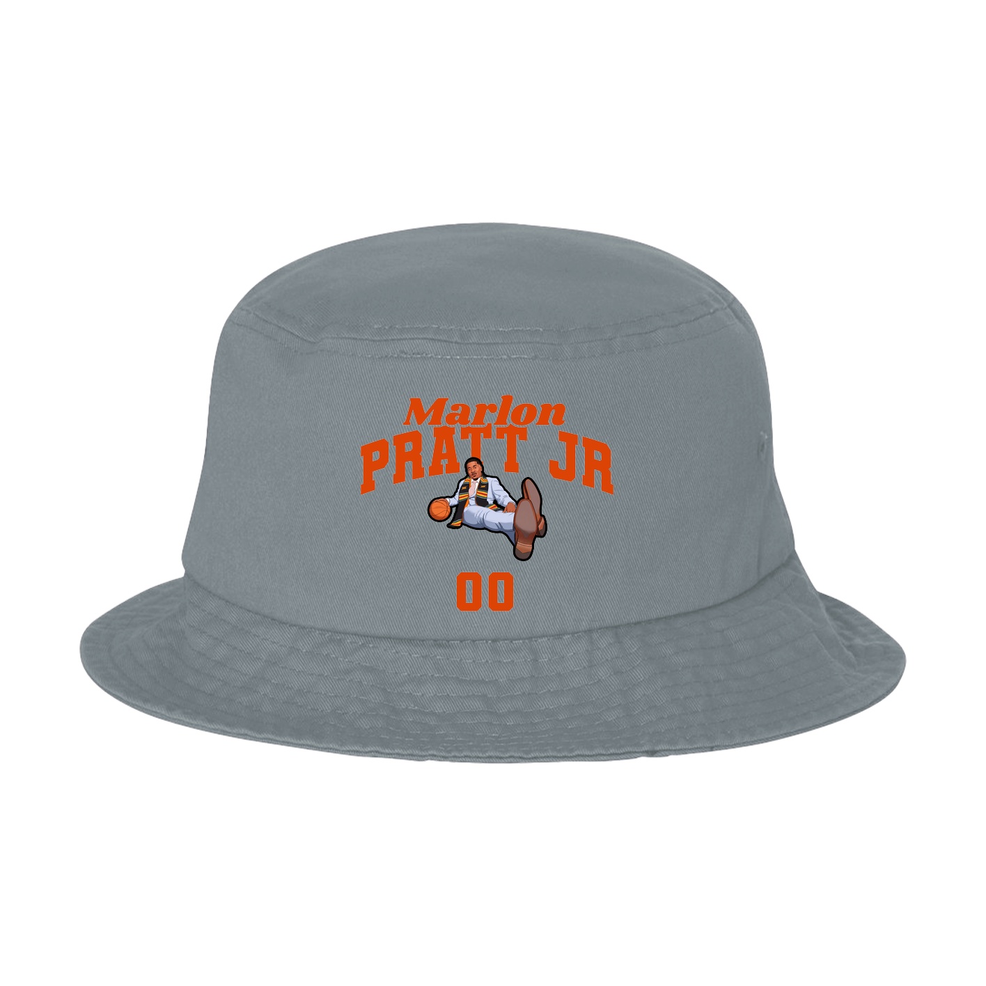 Bucket Cap — Signature Arch in Grey