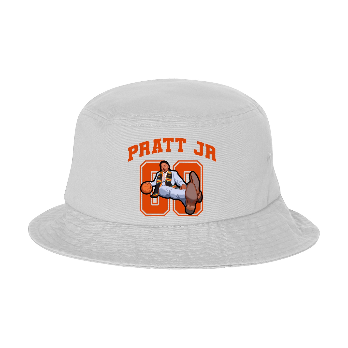 Bucket Cap — Number in White