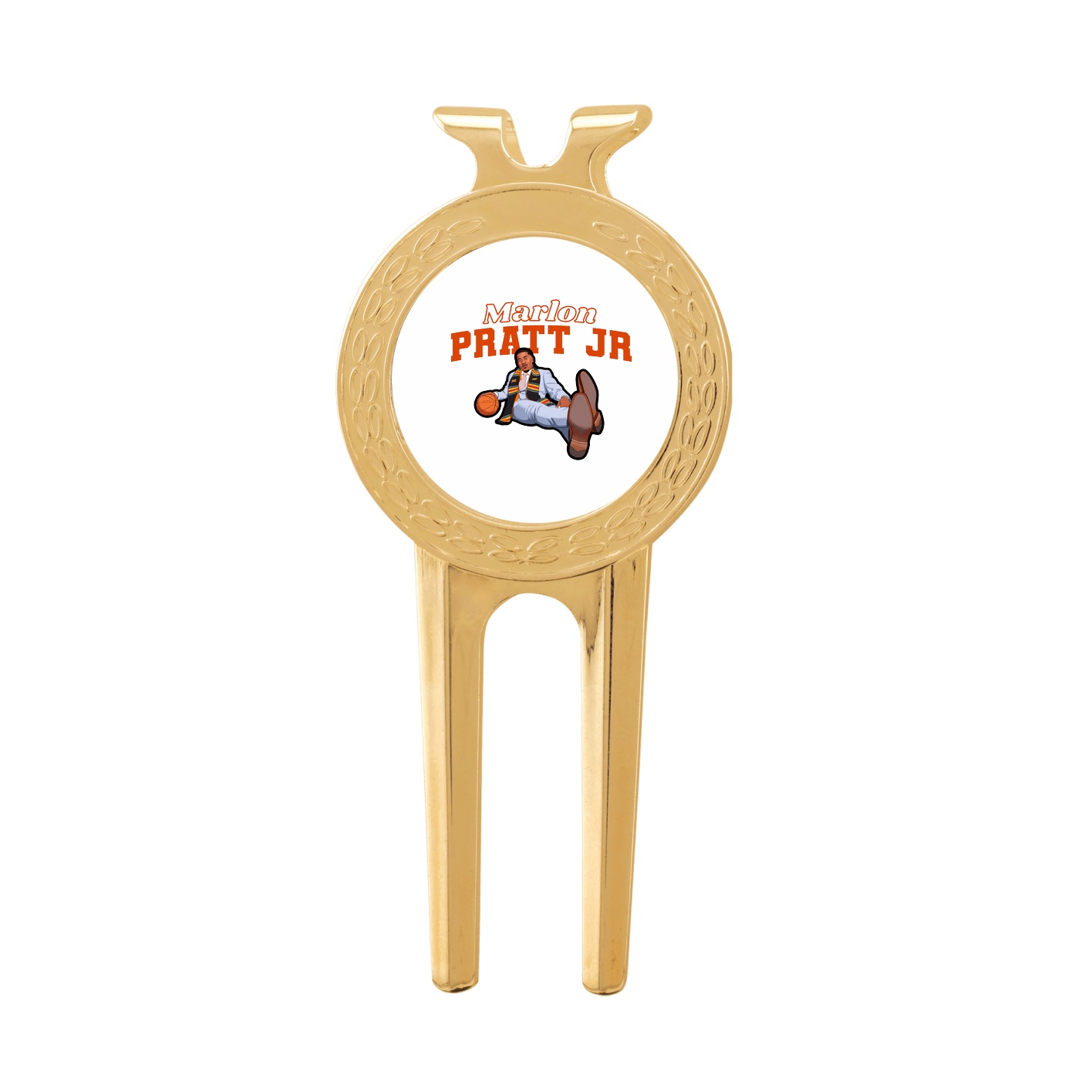 Divot Tool with Ball Marker — Name Arch in Classic