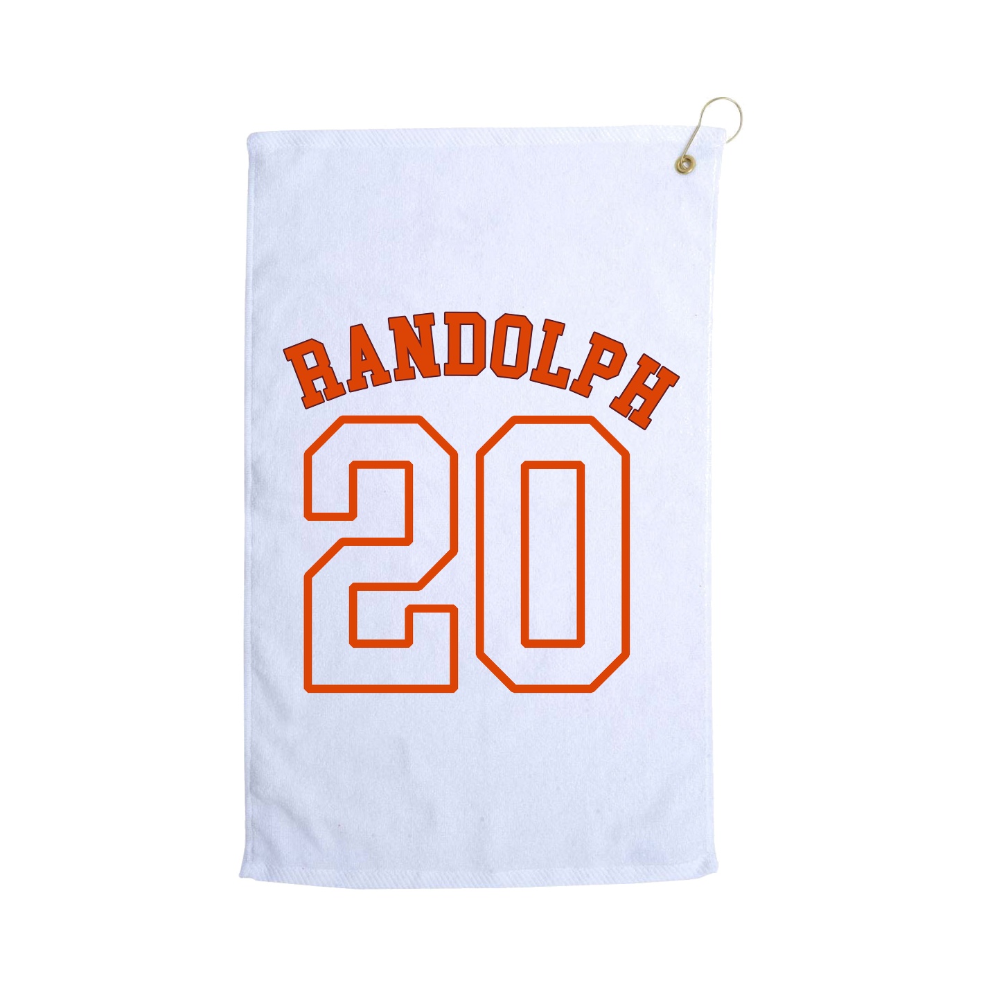 Golf Towel — Shirsey Arch in White