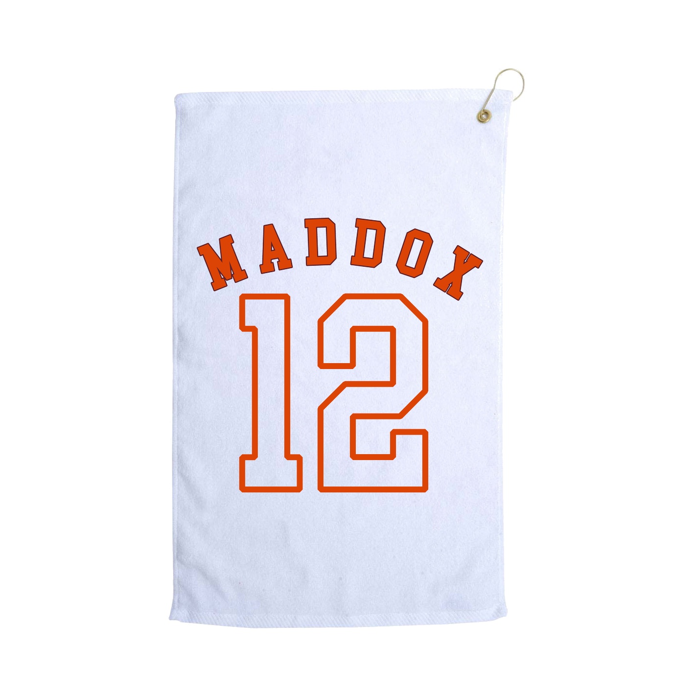 Golf Towel — Shirsey Arch in White