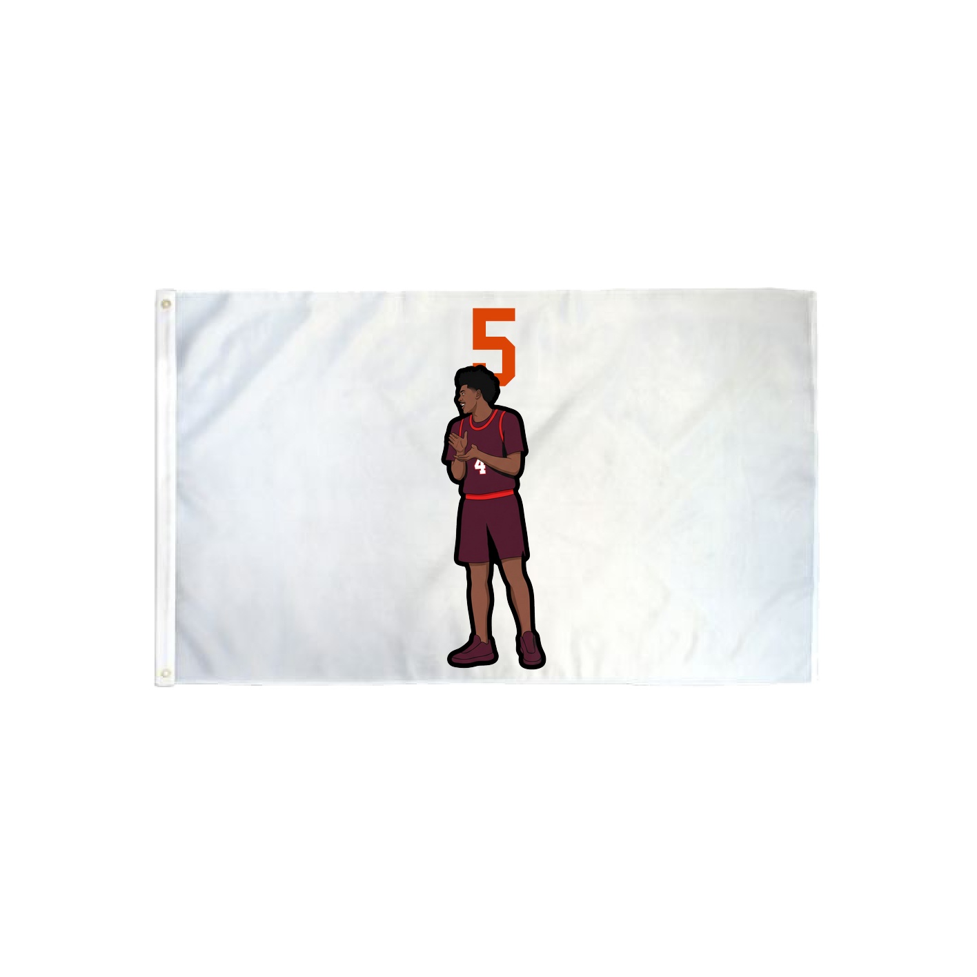 3x5 Flag — Number Top in Classic