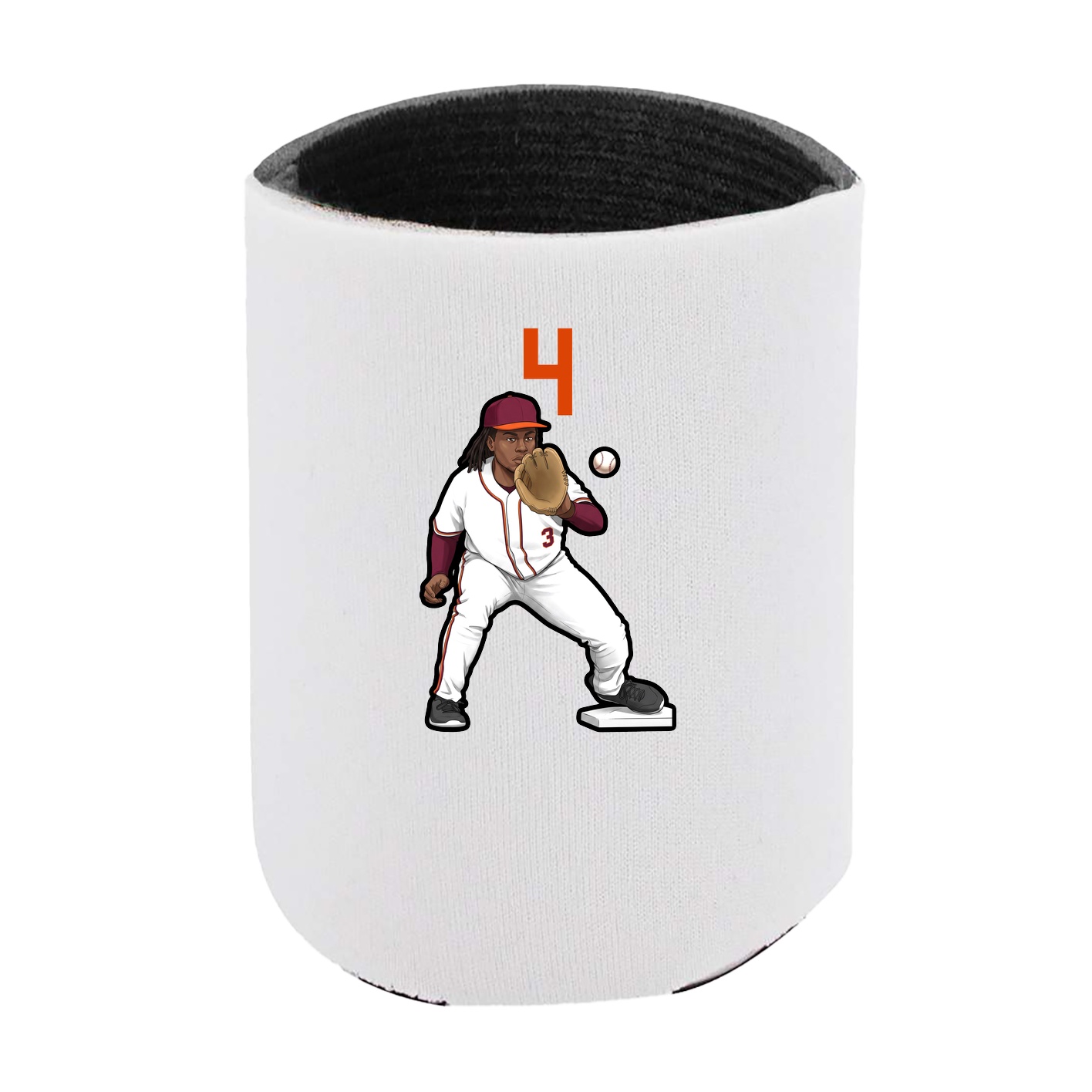 Can Holder — Number Top in White