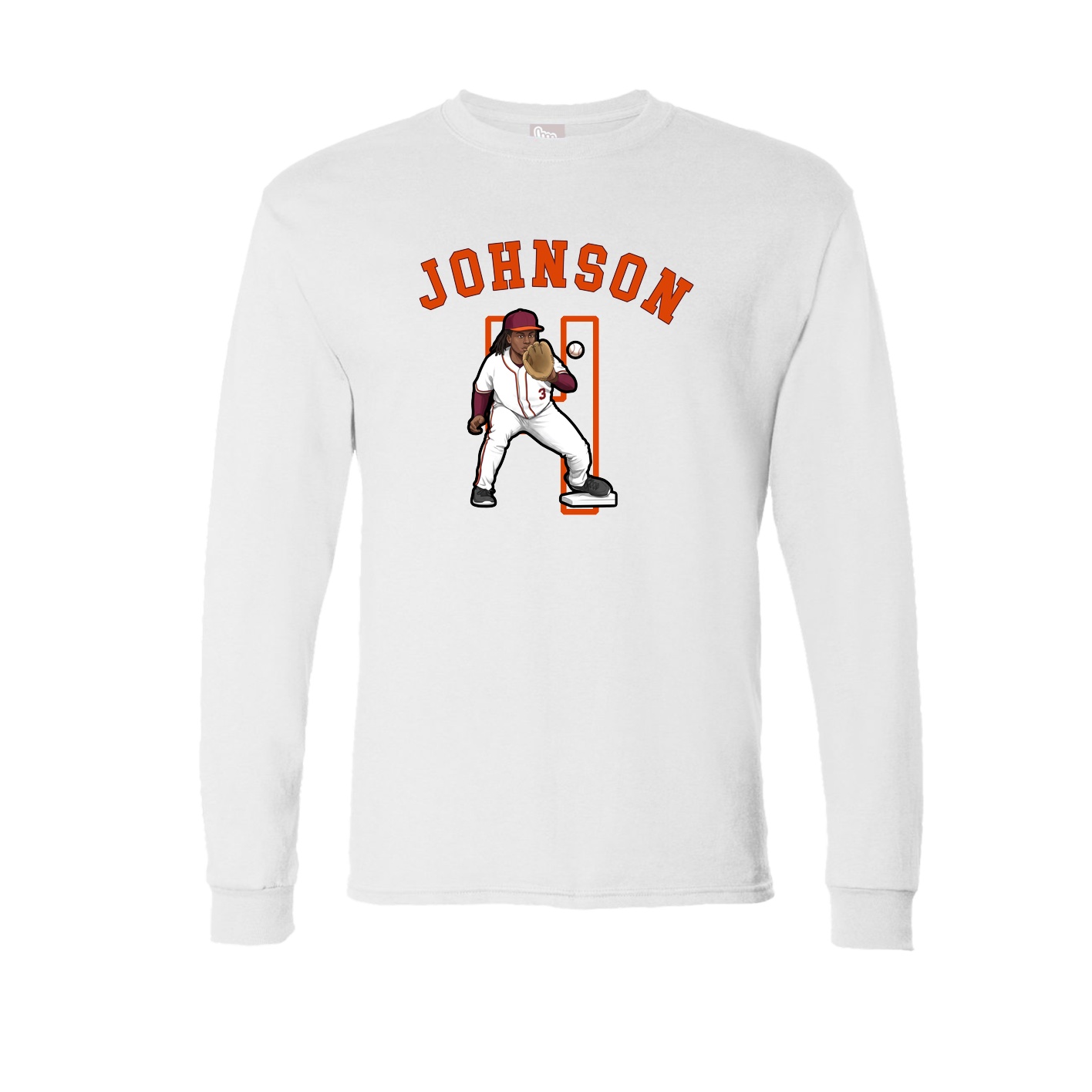Long Sleeve Tee — Shirsey Arch in White