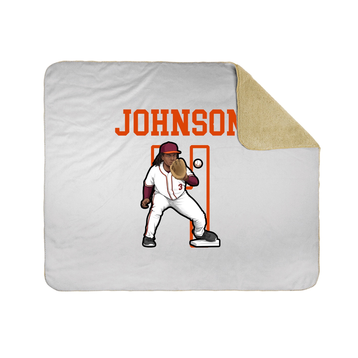 50x60 Sherpa Lined Throw Blanket