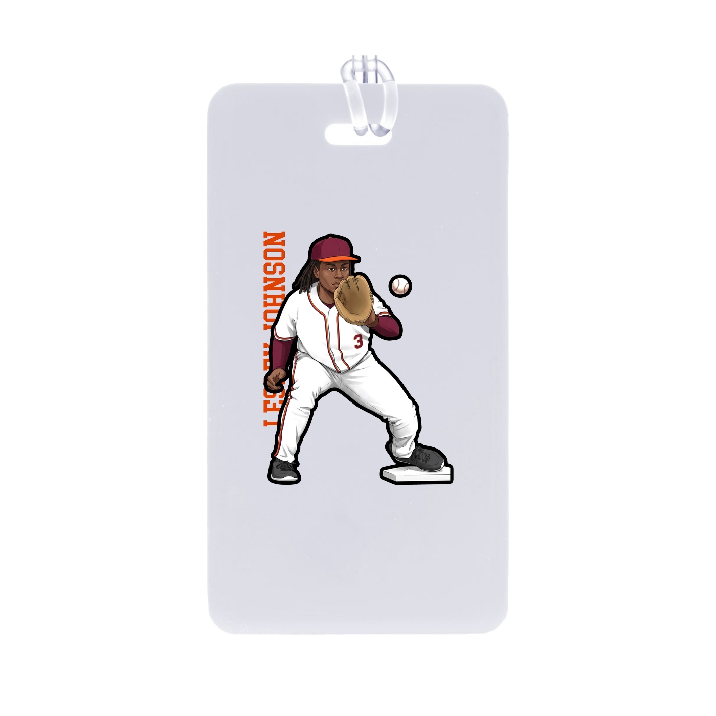 Bag Tag — Name Vertical in Classic