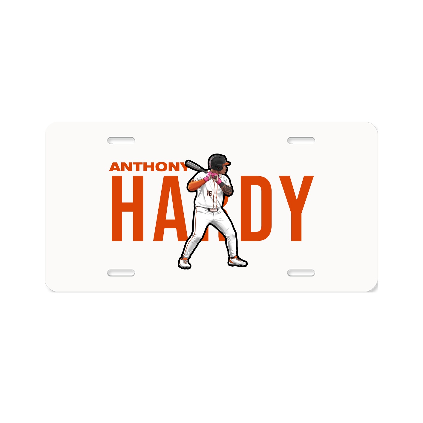 License Plate — Player Name in Classic