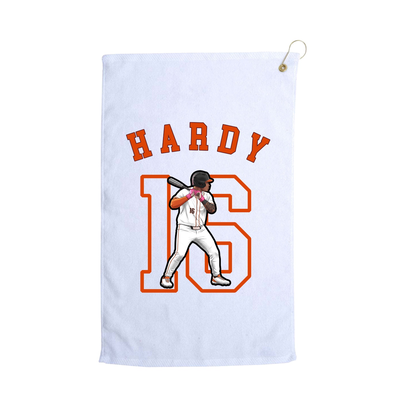 Golf Towel — Shirsey Arch in White
