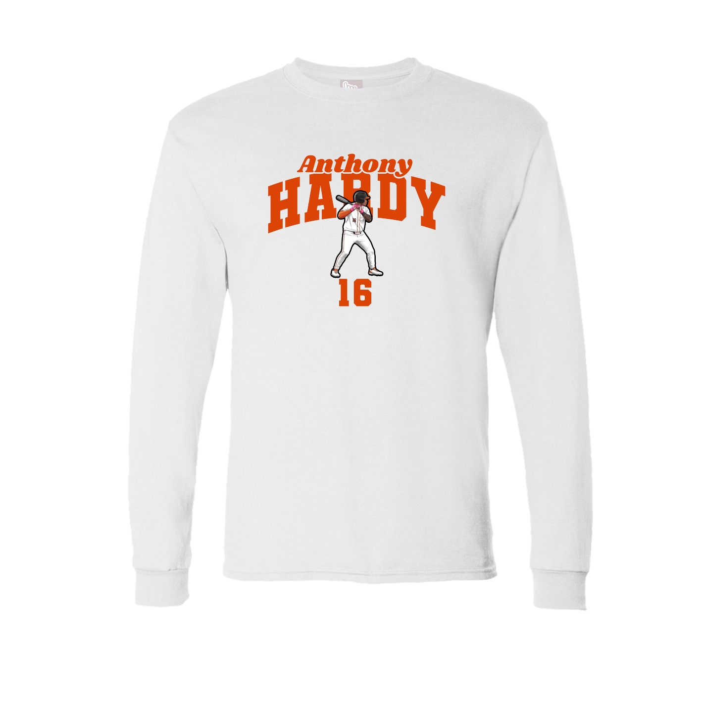 Long Sleeve Tee — Signature Arch in White
