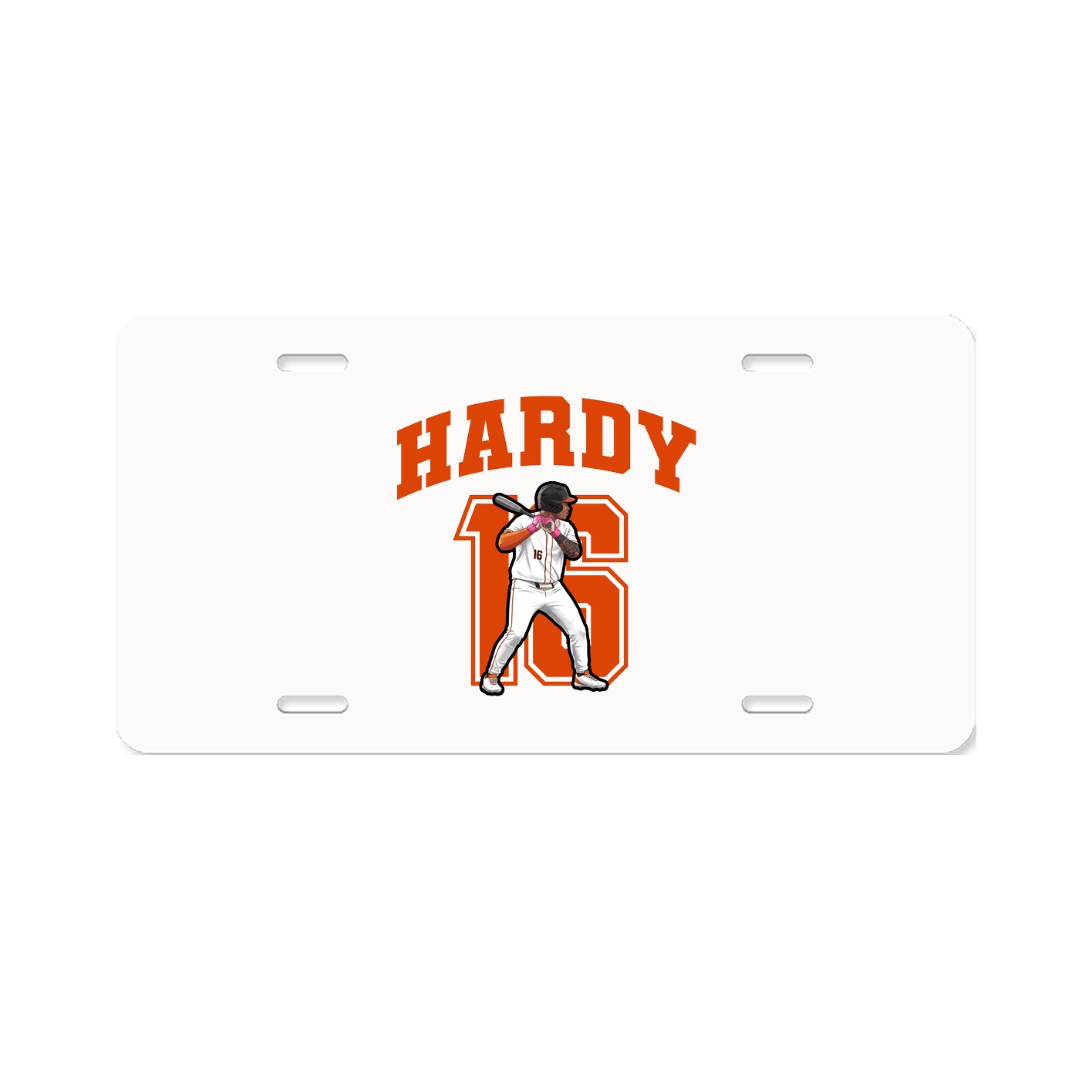 License Plate — Number in Classic