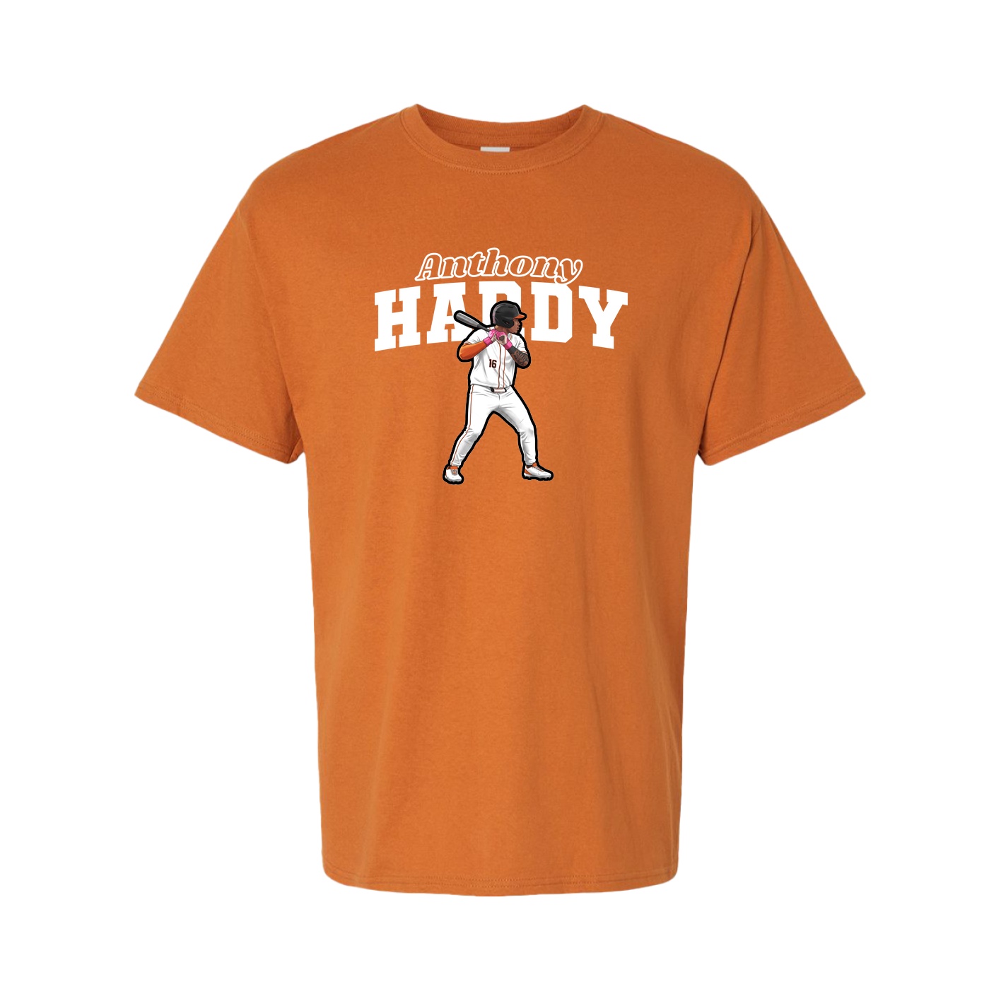 Tee — Name Arch in Orange