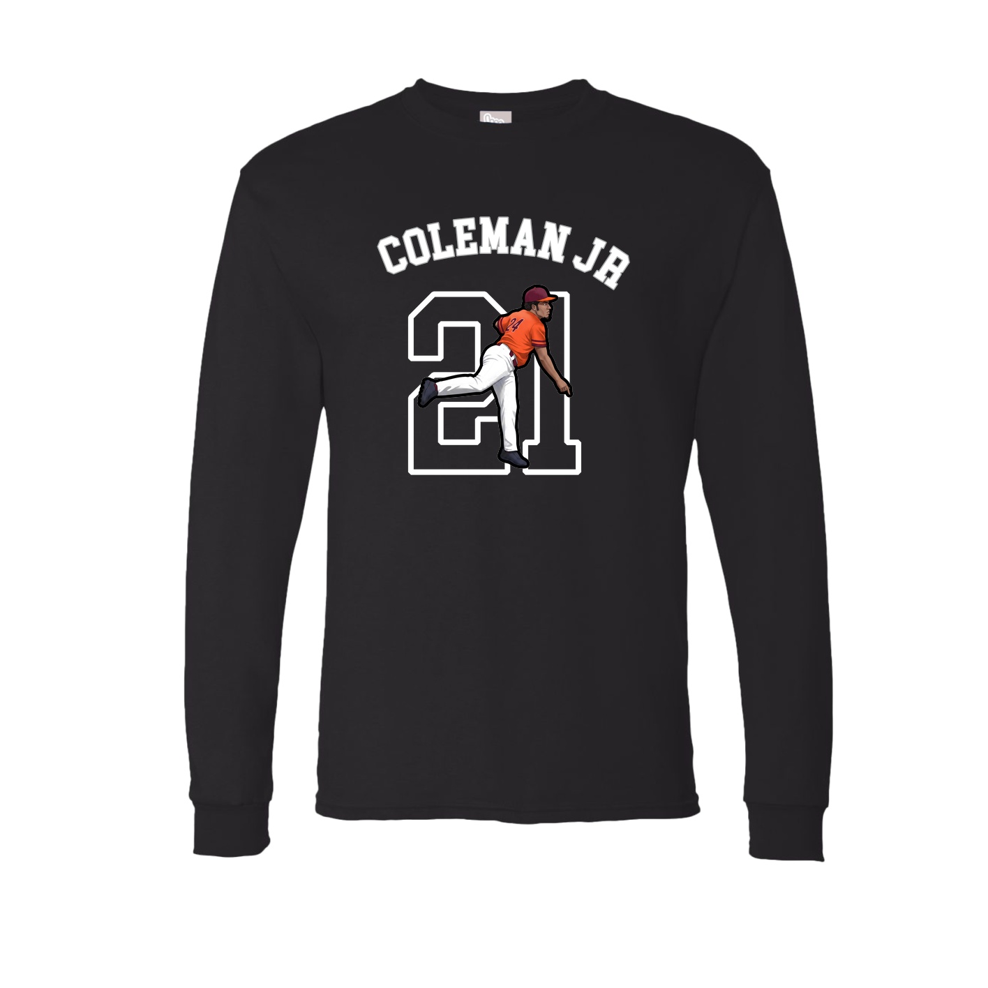 Long Sleeve Tee — Shirsey Arch in Black
