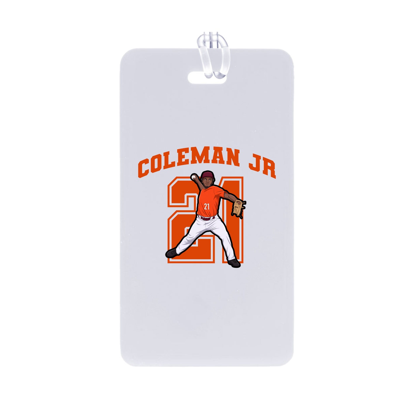Bag Tag — Number in Classic