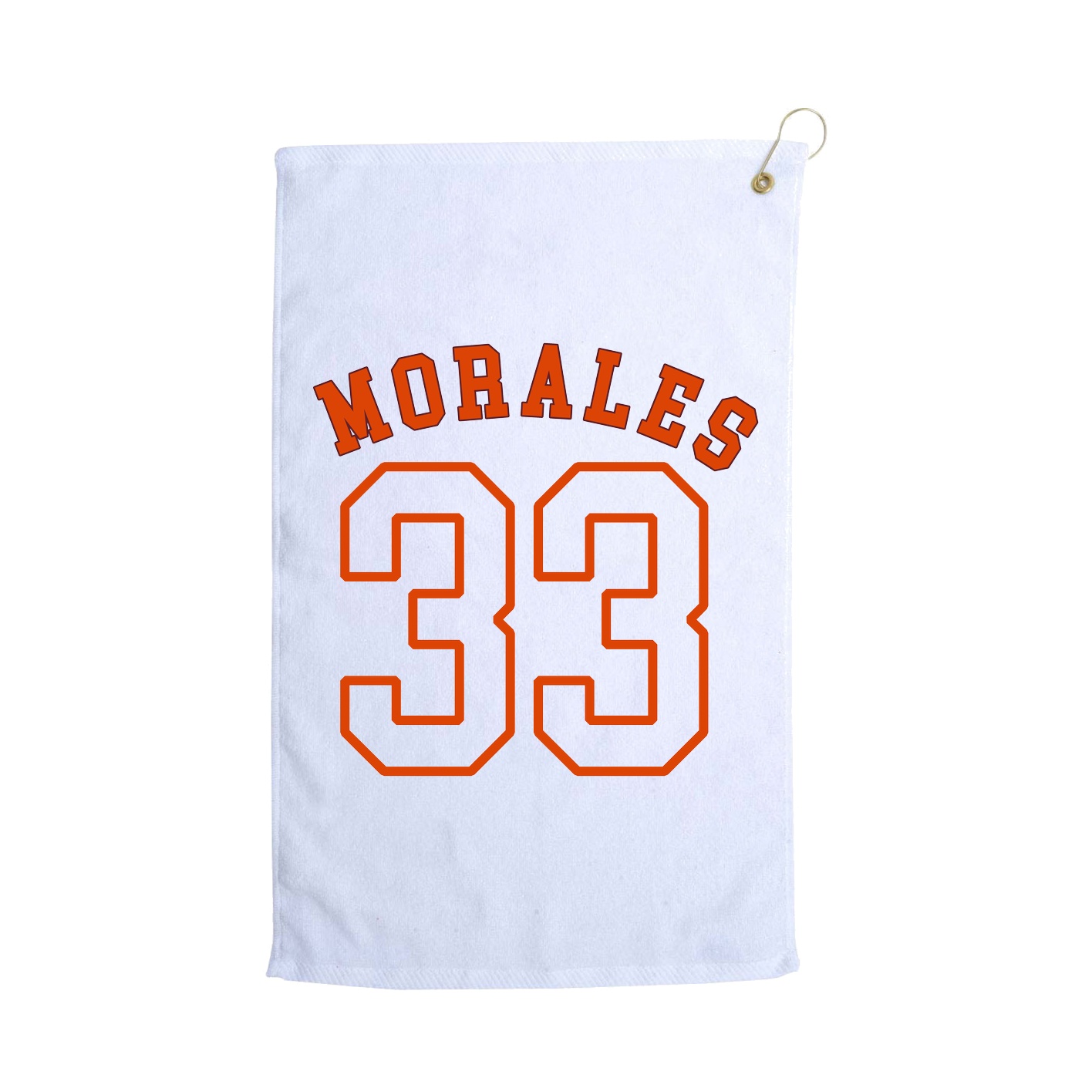 Golf Towel — Shirsey Arch in White