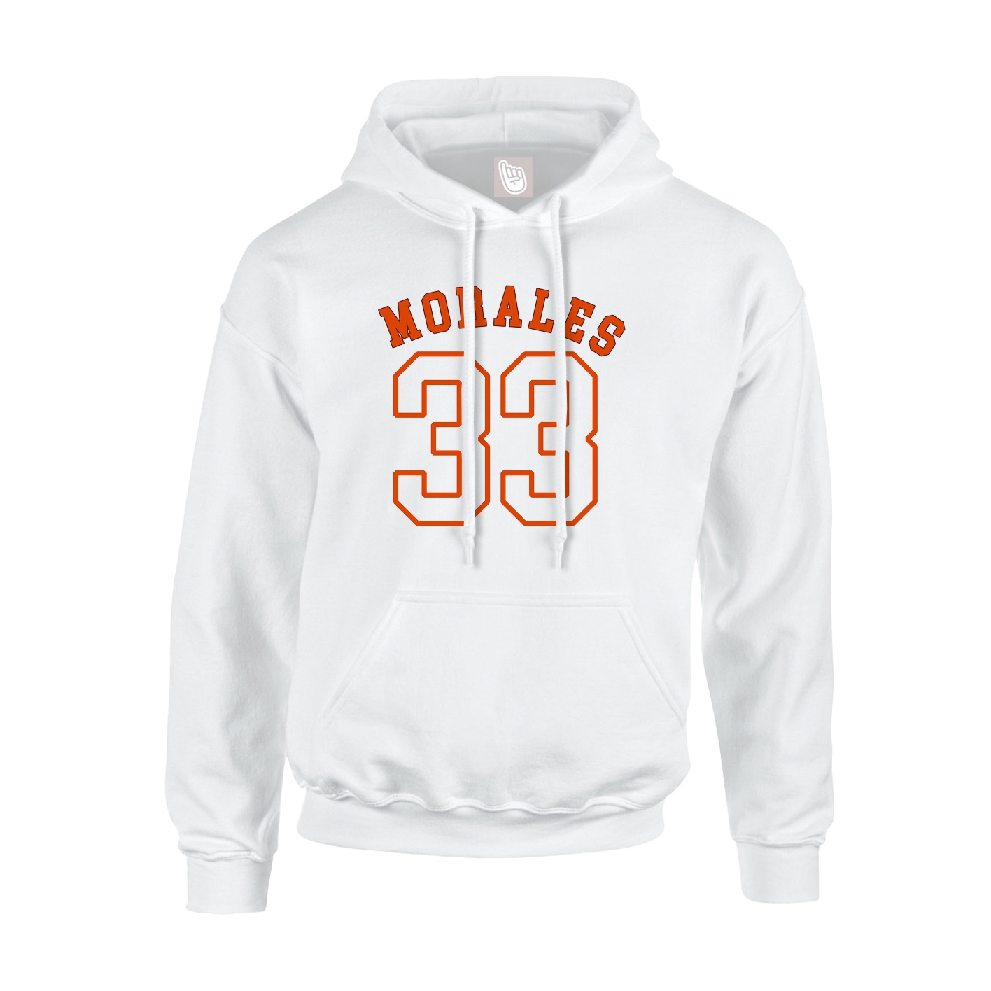 Hoodie — Shirsey Arch in White
