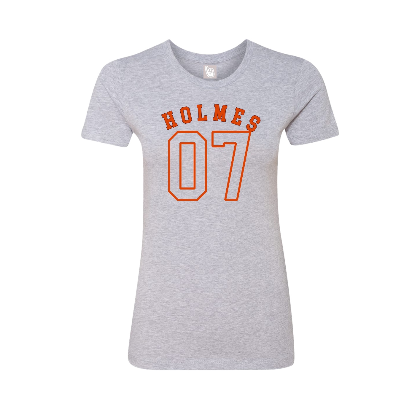 Fitted Women's Tee — Shirsey Arch in Grey